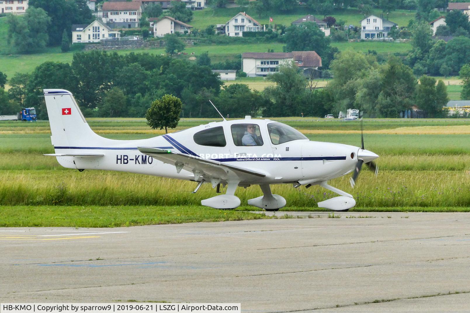 HB-KMO, 2017 Cirrus SR22 C/N 4515, At Grenchen
