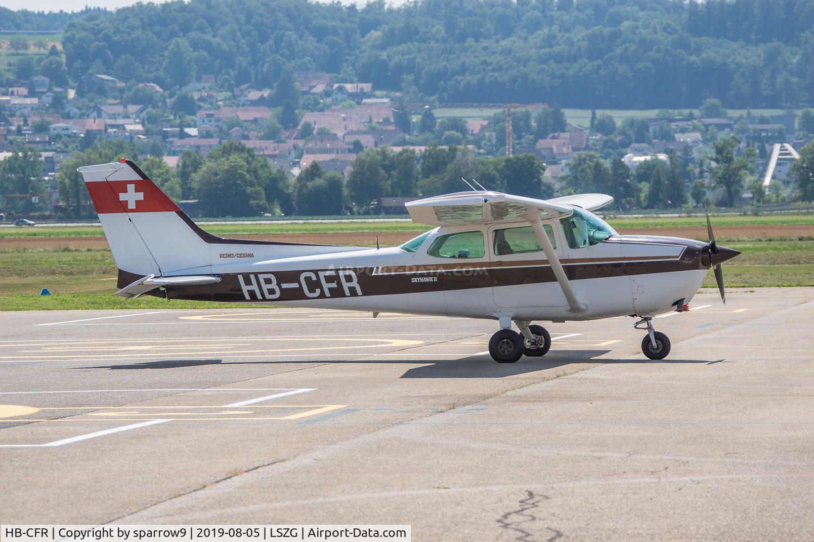 HB-CFR, 1980 Reims F172P Skyhawk II C/N F17202053, At Grenchen