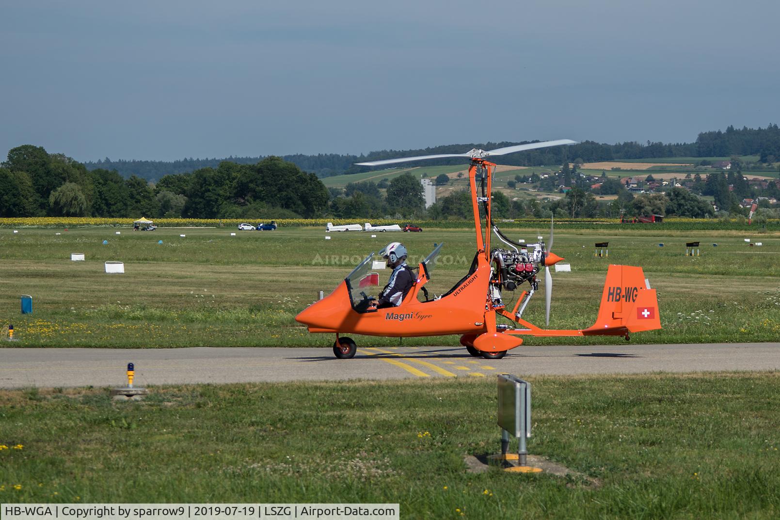 HB-WGA, 2016 Magni Gyro M-16 Tandem Trainer C/N 16-16-9844, Landed at Grenchen