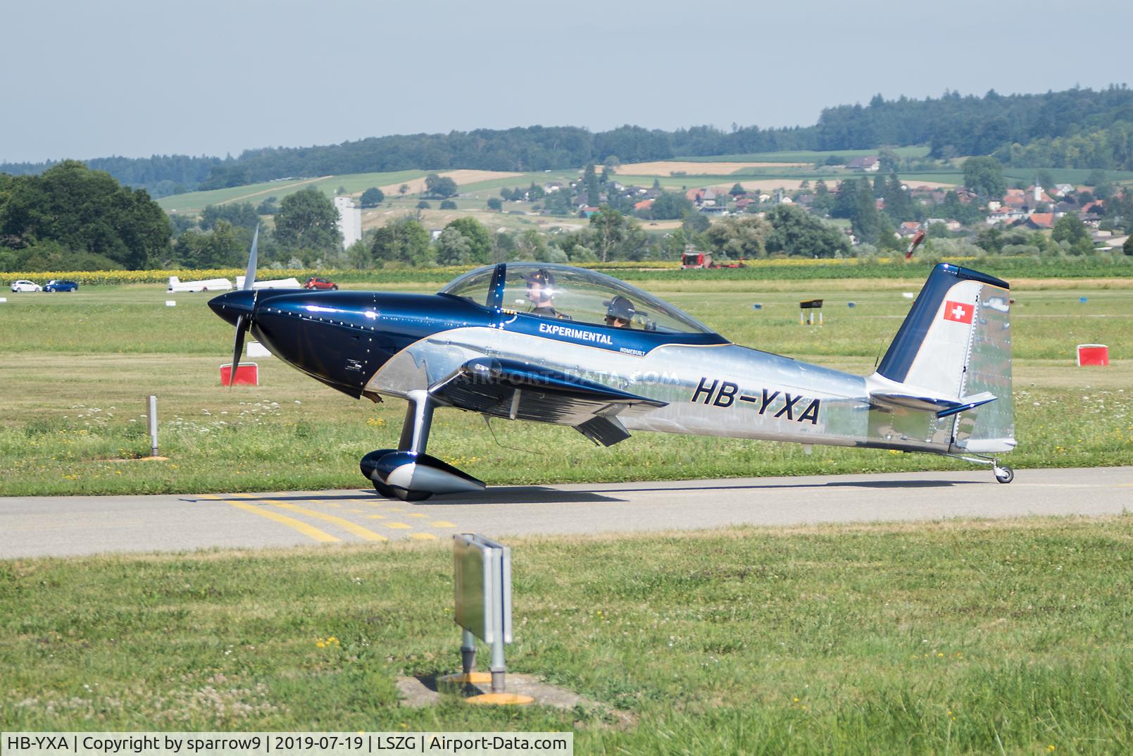 HB-YXA, 2017 Vans RV- 8 C/N 82945, At Grenchen