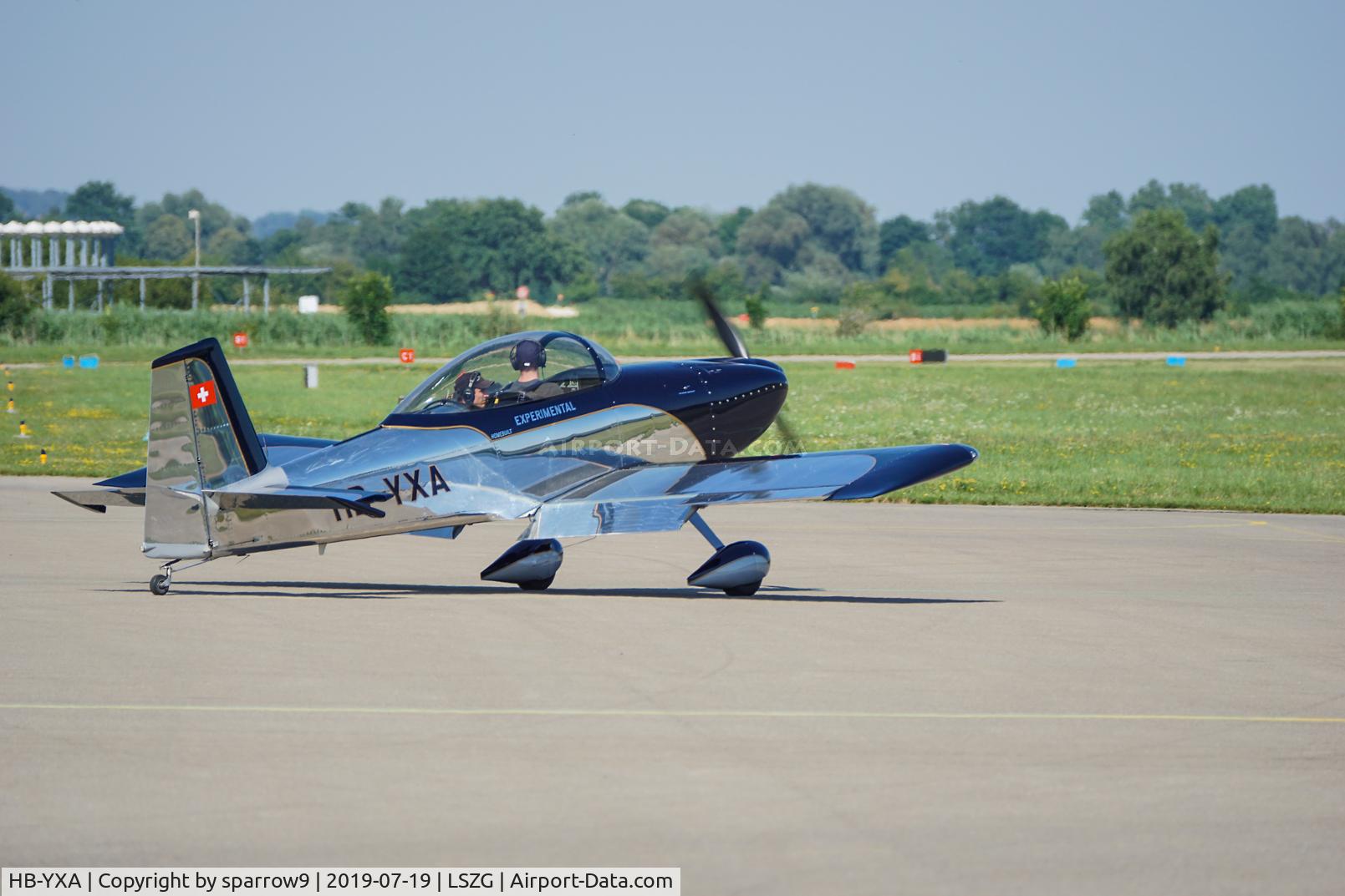 HB-YXA, 2017 Vans RV- 8 C/N 82945, At Grenchen