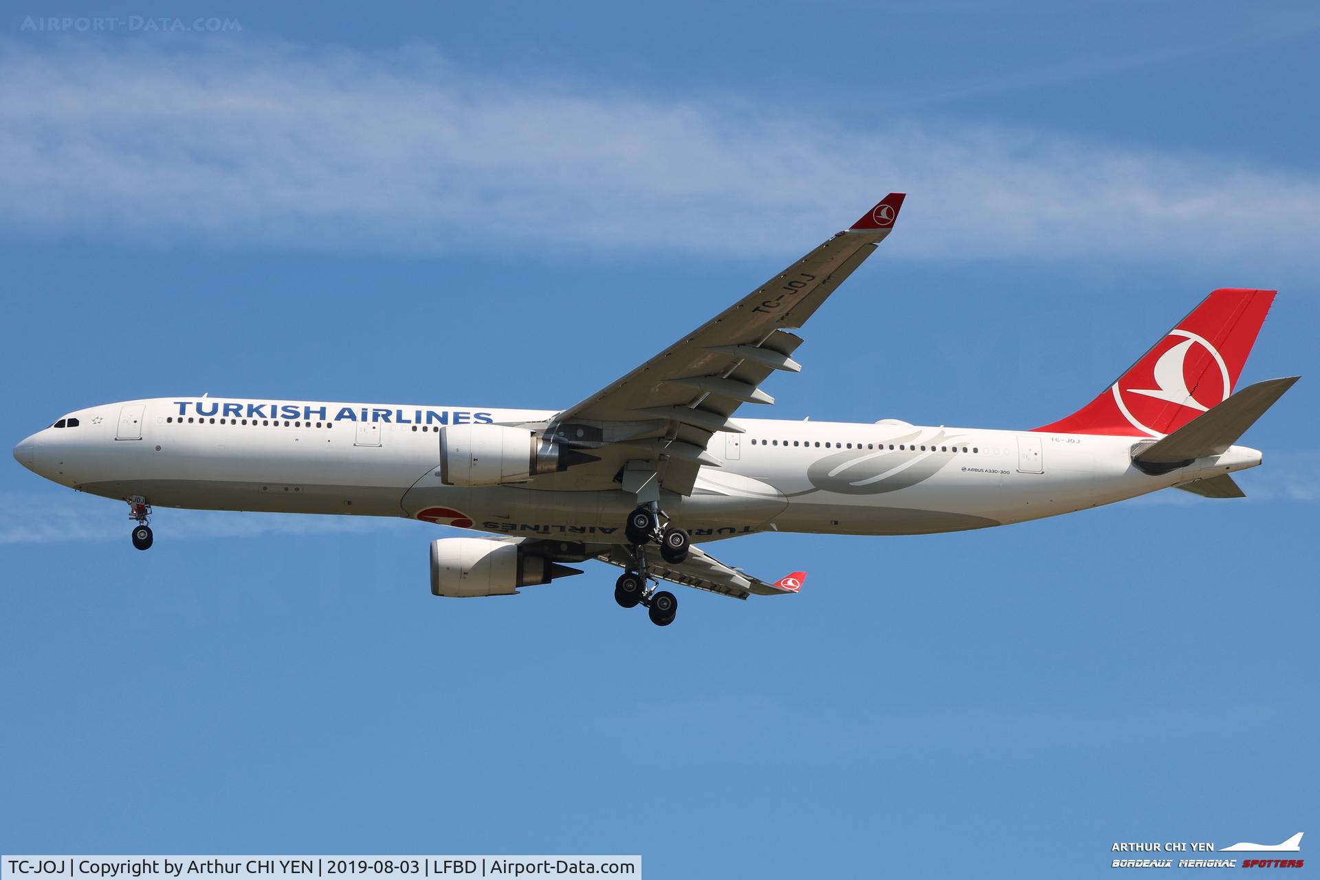 TC-JOJ, 2015 Airbus A330-303 C/N 1640, Landing runway 05.