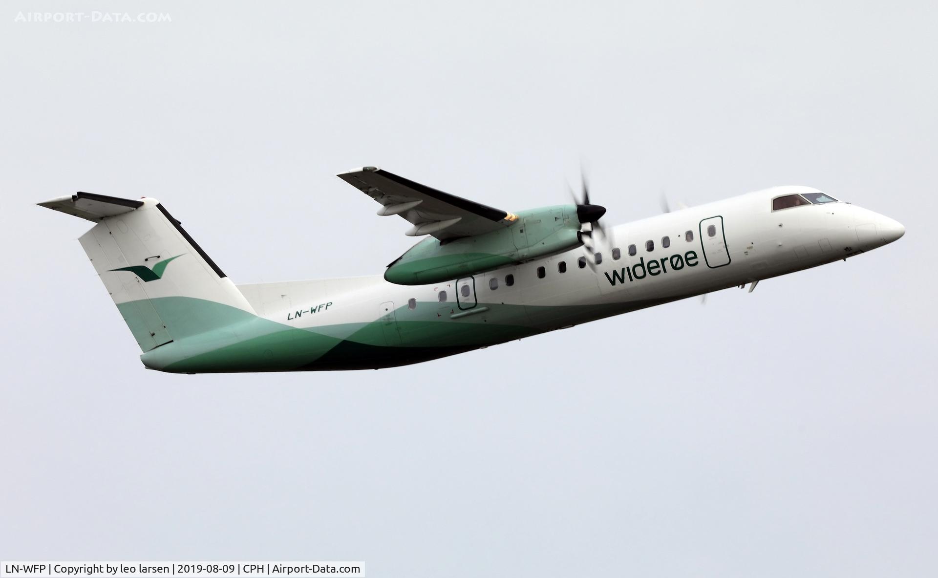 LN-WFP, 1998 De Havilland Canada DHC-8-311Q Dash 8 C/N 495, Copenhagen 9.8.2019