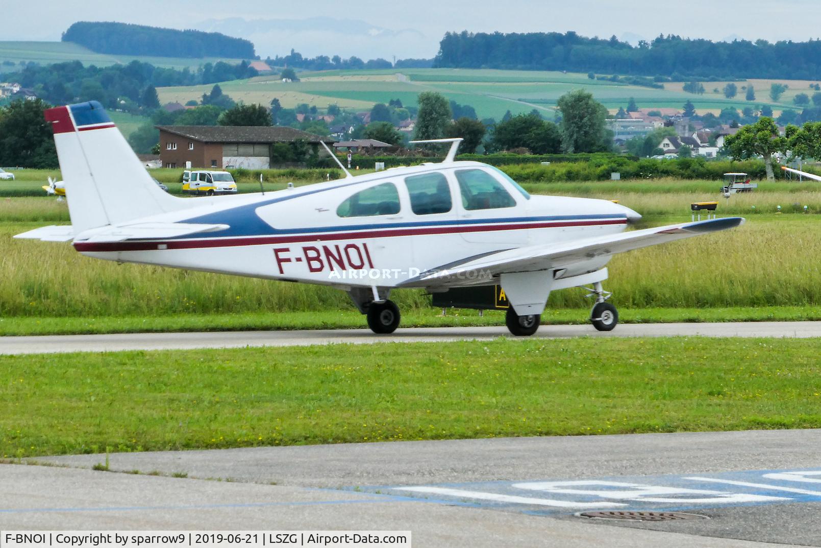 F-BNOI, 1966 Beechcraft 35-3CCA Debonair C/N CE-39, At Grenchen