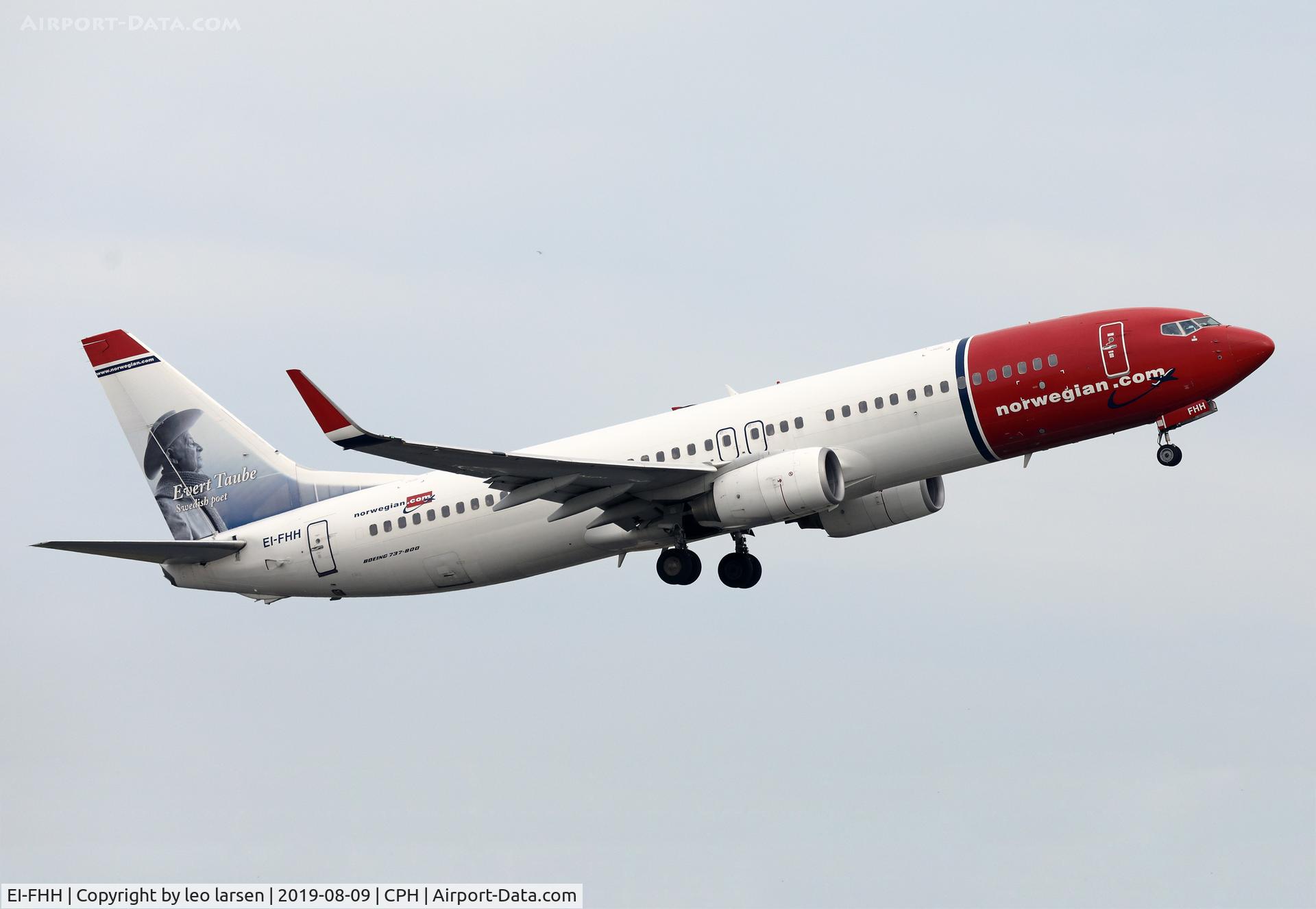 EI-FHH, 2010 Boeing 737-8FZ C/N 31713, Copenhagen 9.8.2019 T/O R-22R