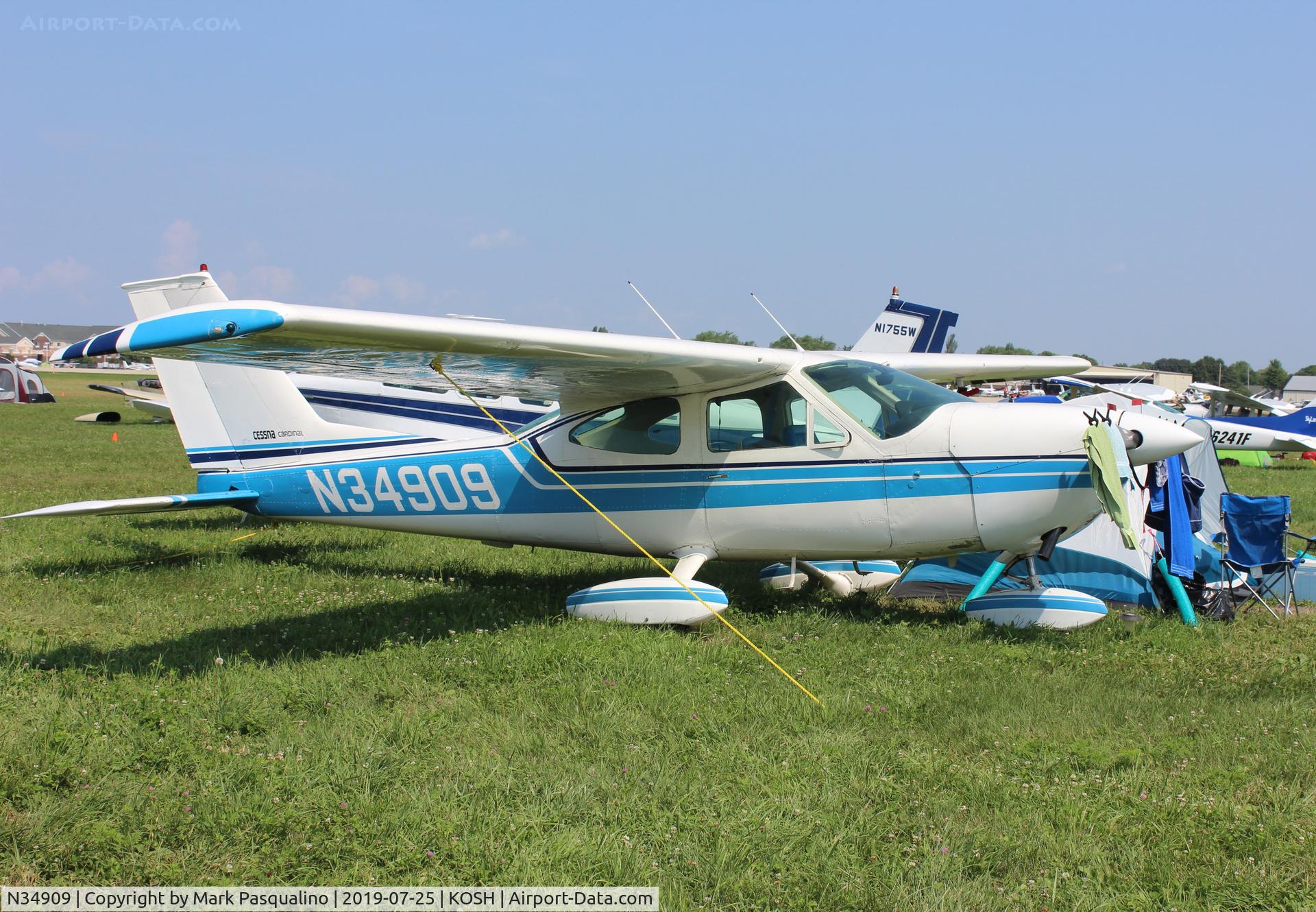 N34909, 1974 Cessna 177B Cardinal C/N 17702083, Cessna 177B