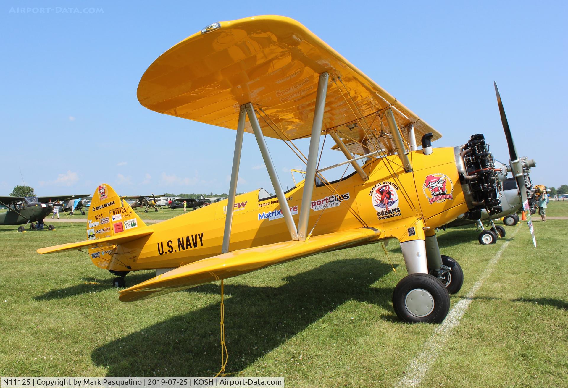 N11125, 1943 Boeing E75N1 C/N 75-8234, Stearman