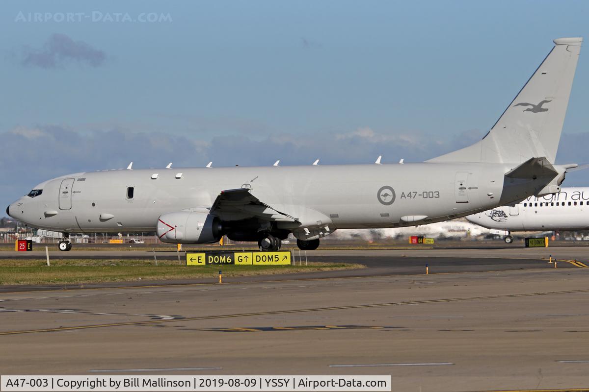 A47-003, 2016 Boeing P-8A Poseidon C/N 62290, on taxi