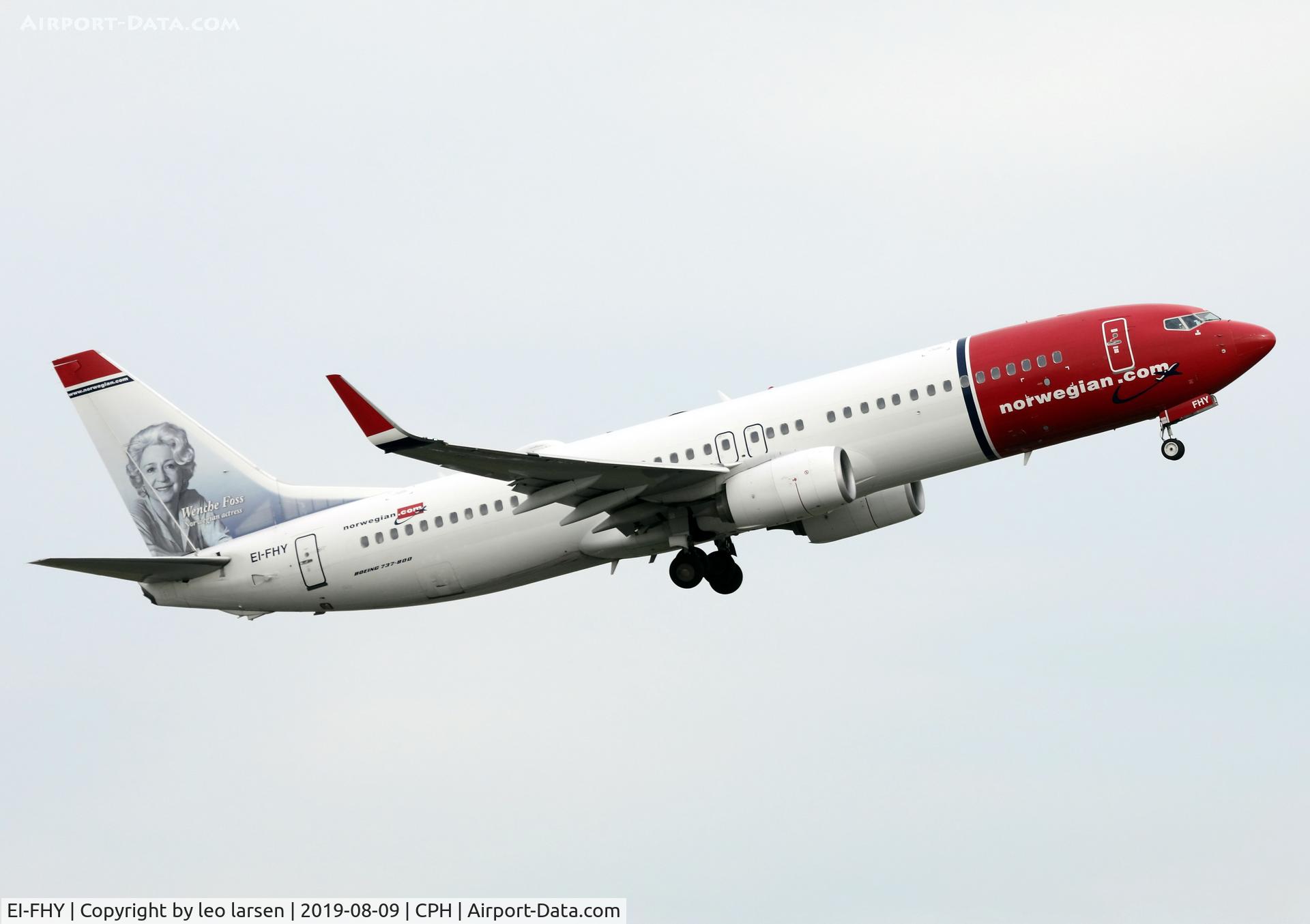 EI-FHY, 2013 Boeing 737-8JP C/N 39020, Copenhagen 9.8.2019 T/O R-22R