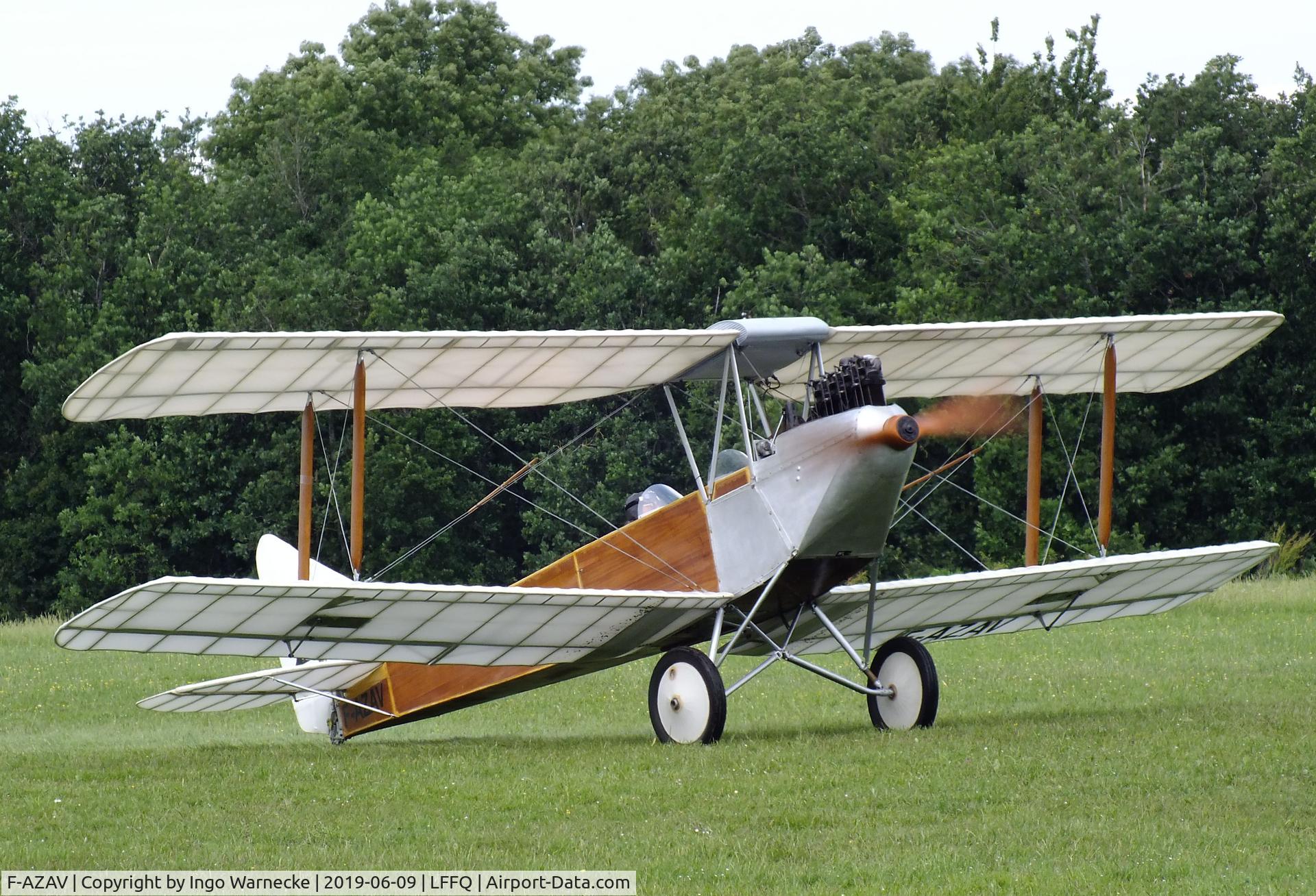 F-AZAV, LFG Roland C.II C/N 005, Amicale Jean Salis Albatros C II two-seater look-alike (converted from a De Havilland D.H.82 Tiger Moth) at the Meeting Aerien 2019, La-Ferte-Alais