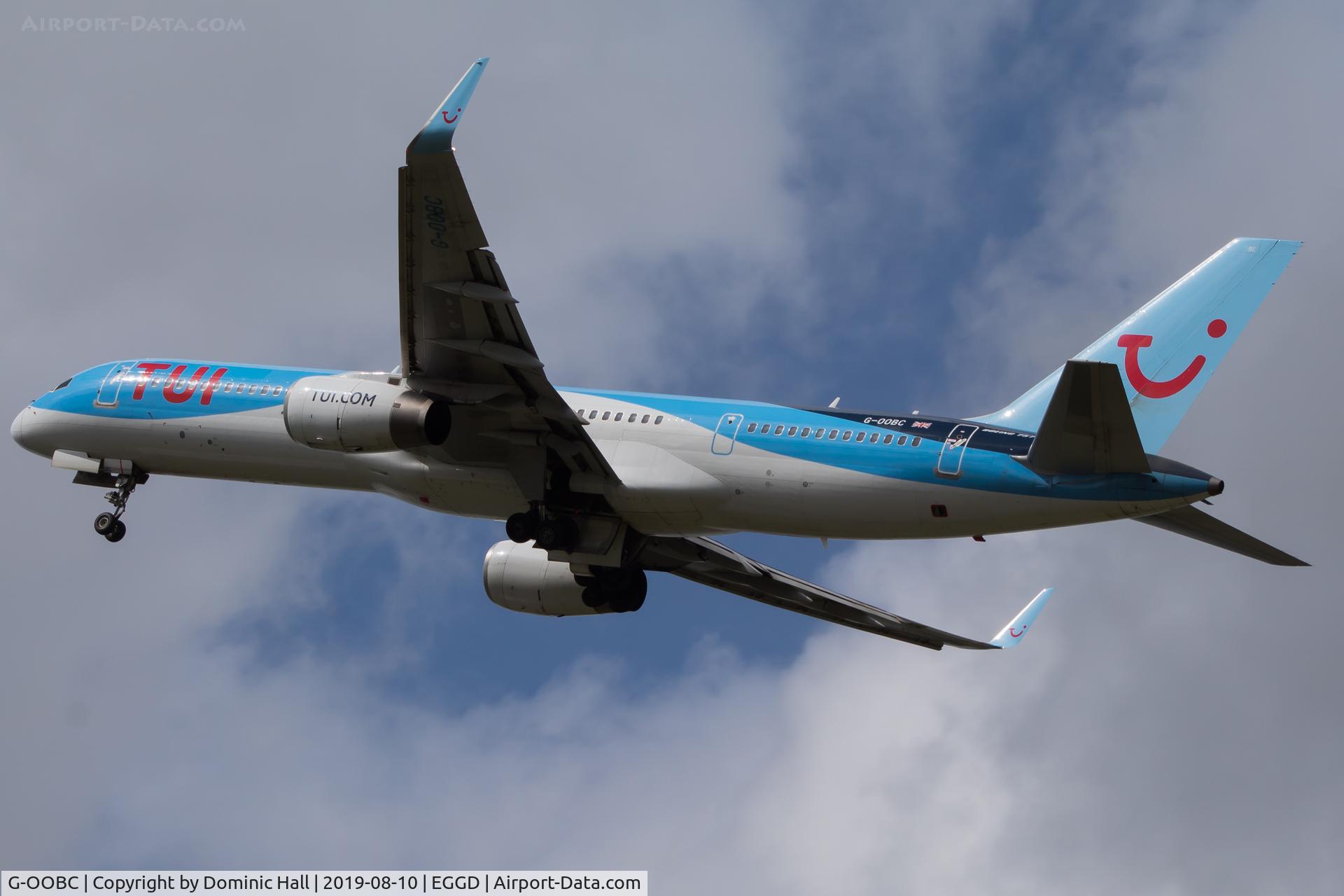 G-OOBC, 2003 Boeing 757-28A C/N 33098, Departing RWY 27