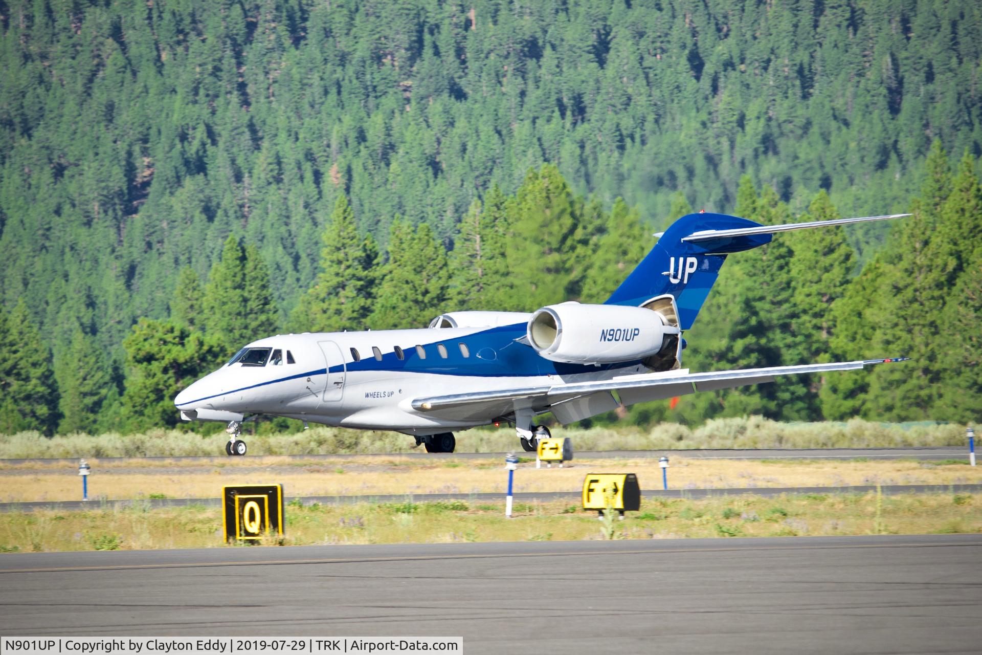 N901UP, 2000 Cessna 750 Citation X Citation X C/N 750-0137, Truckee Airport California 2019.