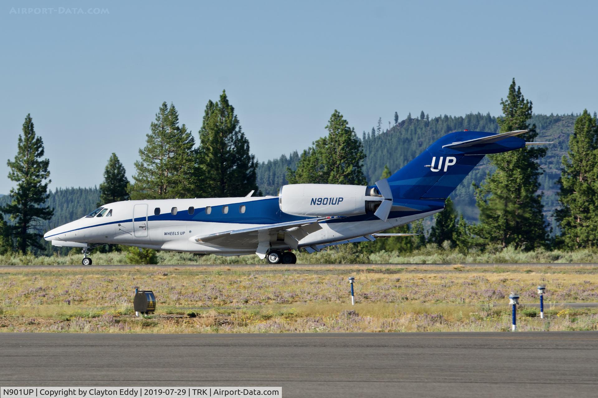 N901UP, 2000 Cessna 750 Citation X Citation X C/N 750-0137, Truckee Airport California 2019.