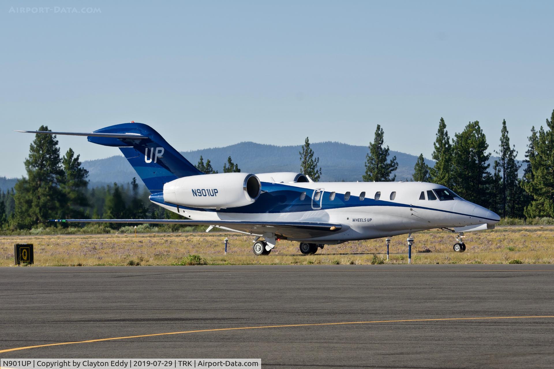 N901UP, 2000 Cessna 750 Citation X Citation X C/N 750-0137, Truckee Airport California 2019.