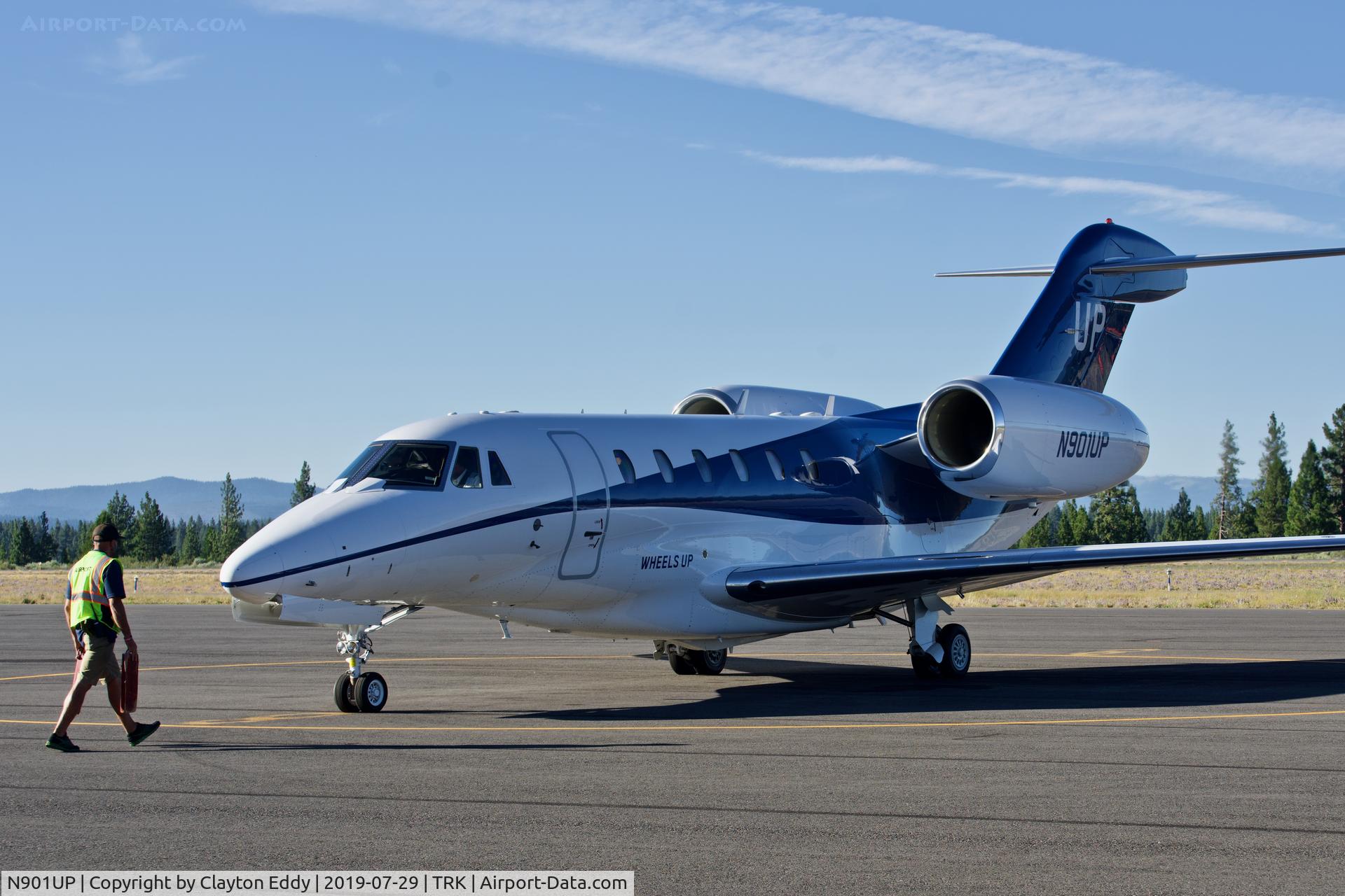 N901UP, 2000 Cessna 750 Citation X Citation X C/N 750-0137, Truckee Airport California 2019.