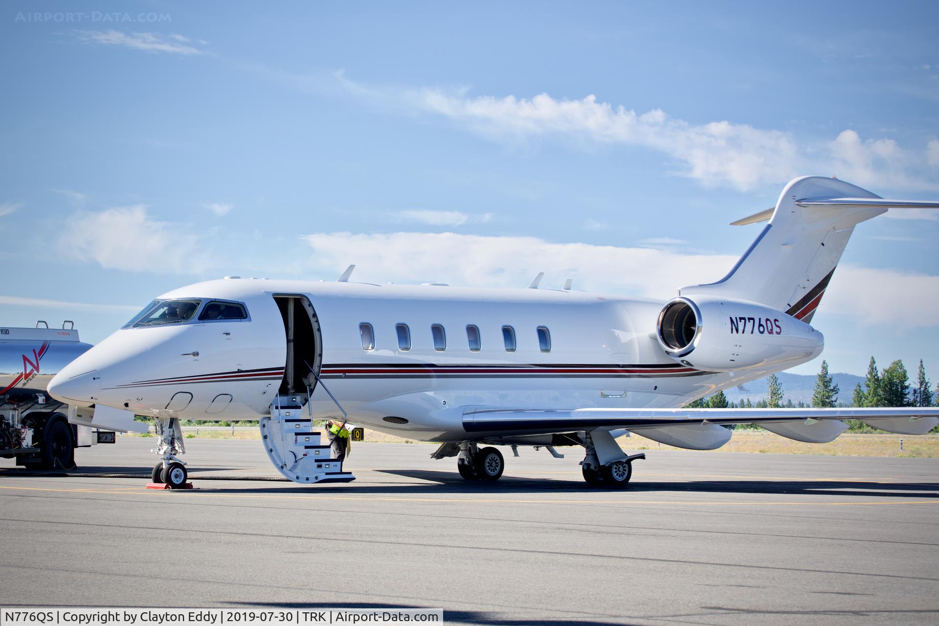 N776QS, 2015 Bombardier Challenger 300 (BD-100-1A10) C/N 20558, Truckee Airport California 2019.