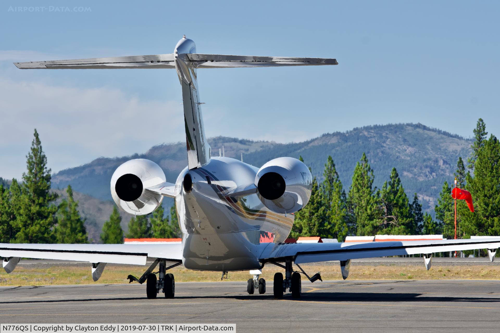 N776QS, 2015 Bombardier Challenger 300 (BD-100-1A10) C/N 20558, Truckee Airport California 2019.