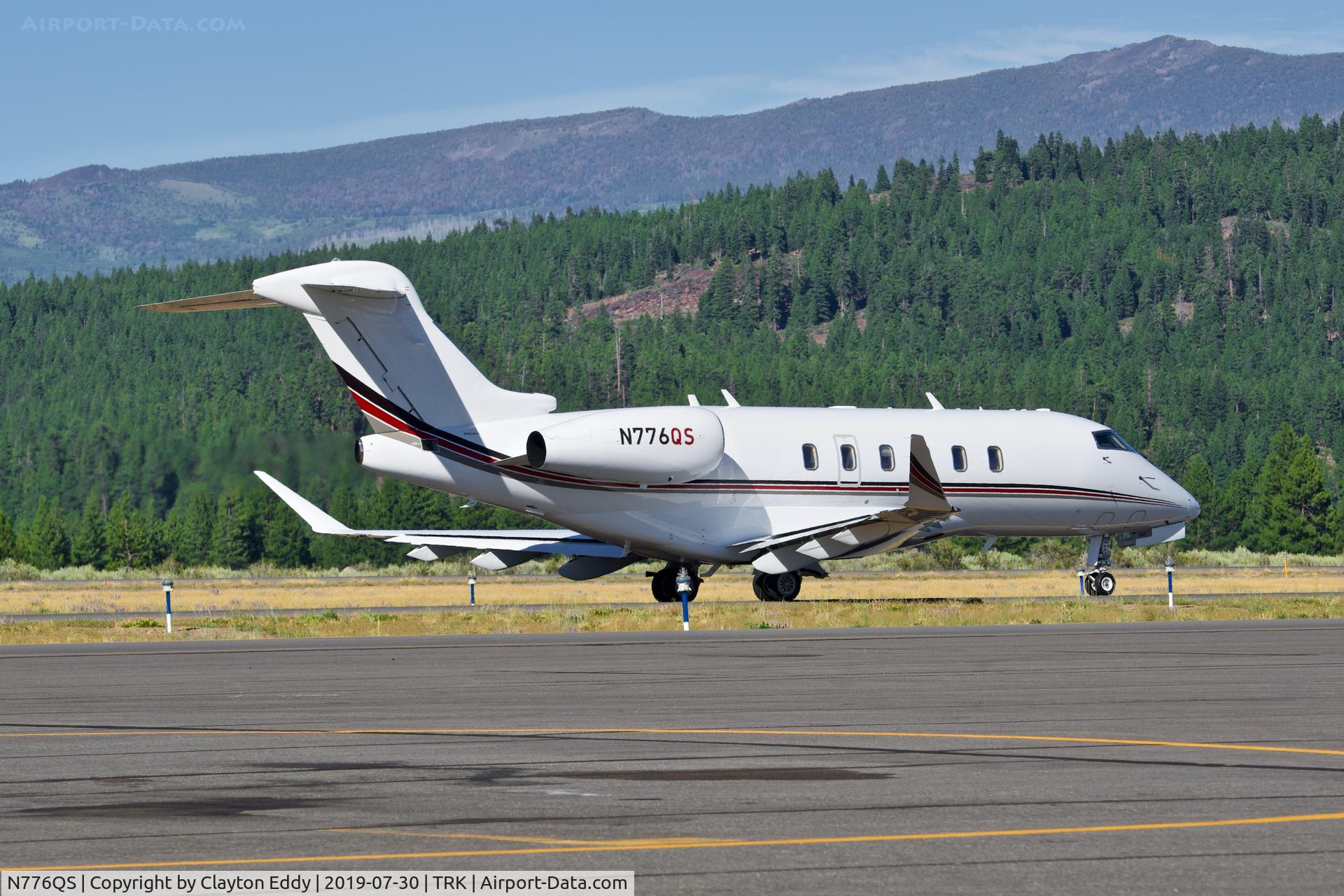 N776QS, 2015 Bombardier Challenger 300 (BD-100-1A10) C/N 20558, Truckee Airport California 2019.