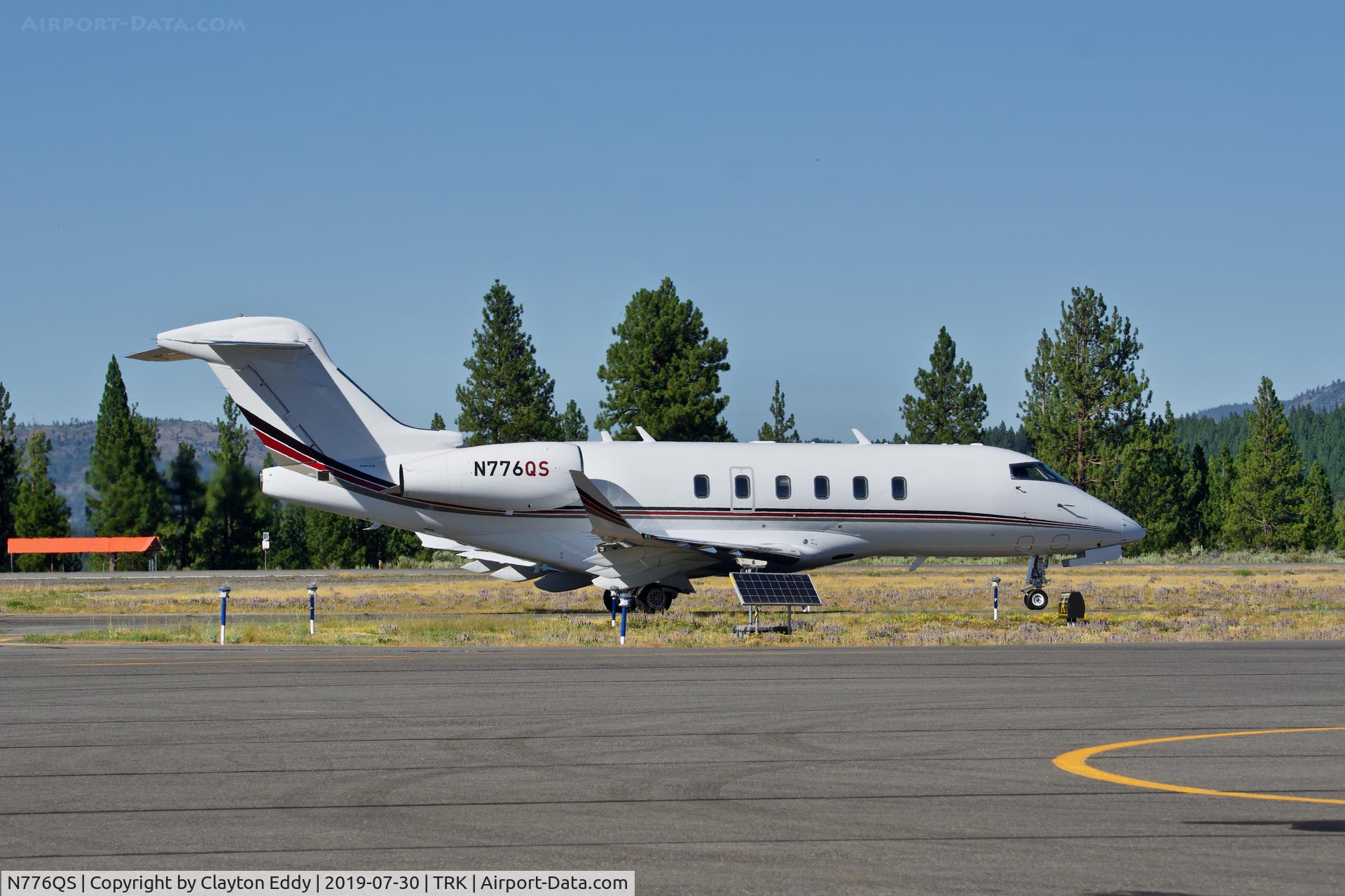 N776QS, 2015 Bombardier Challenger 300 (BD-100-1A10) C/N 20558, Truckee Airport California 2019.