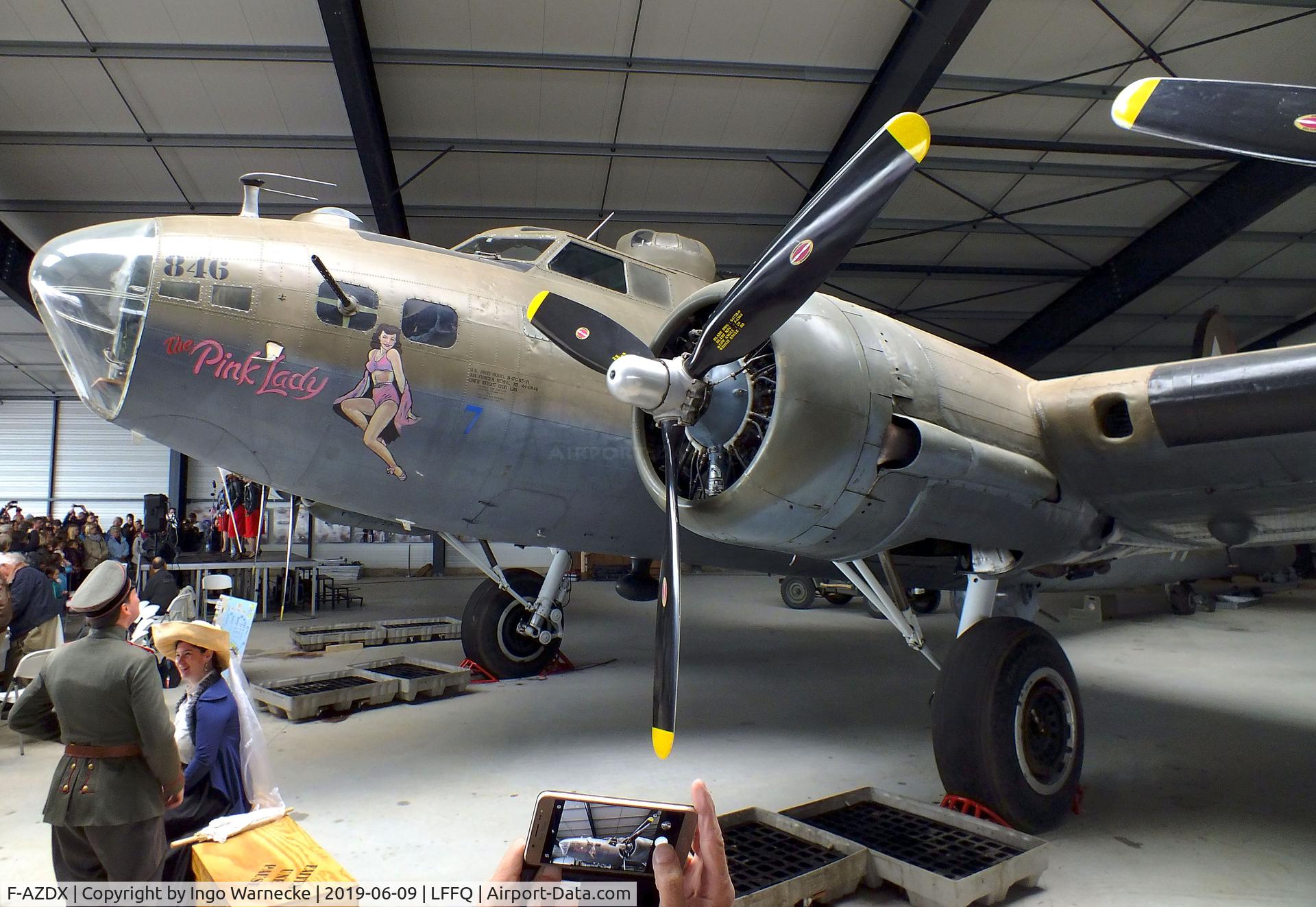 F-AZDX, 1944 Boeing B-17G Flying Fortress C/N 8246, Boeing B-17G Flying Fortress at the Meeting Aerien 2019, La-Ferte-Alais