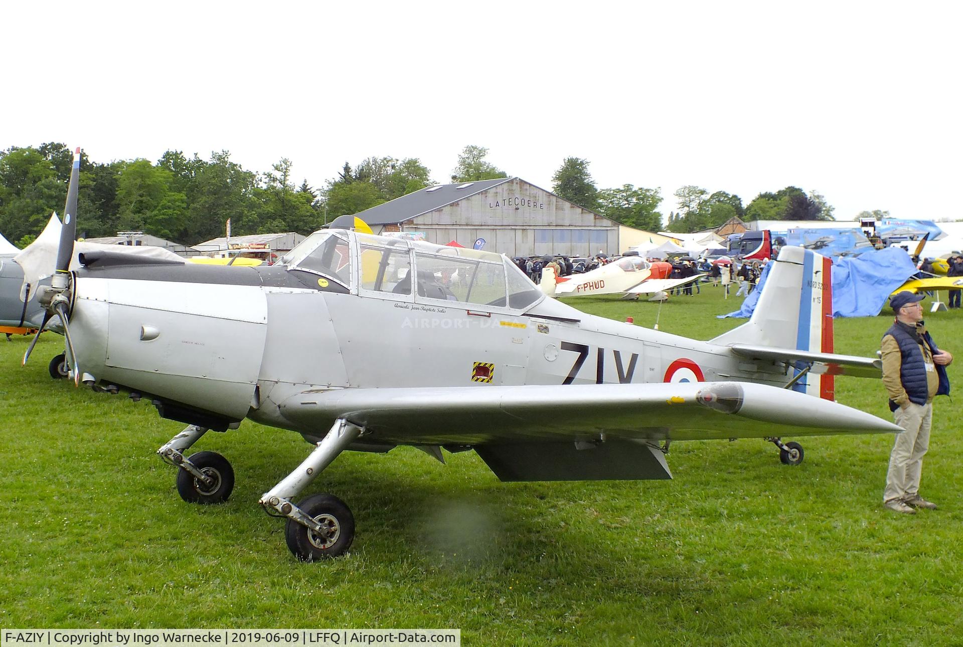 F-AZIY, Nord 3202 Master C/N 15, Nord N.3202 at the Meeting Aerien 2019, La-Ferte-Alais