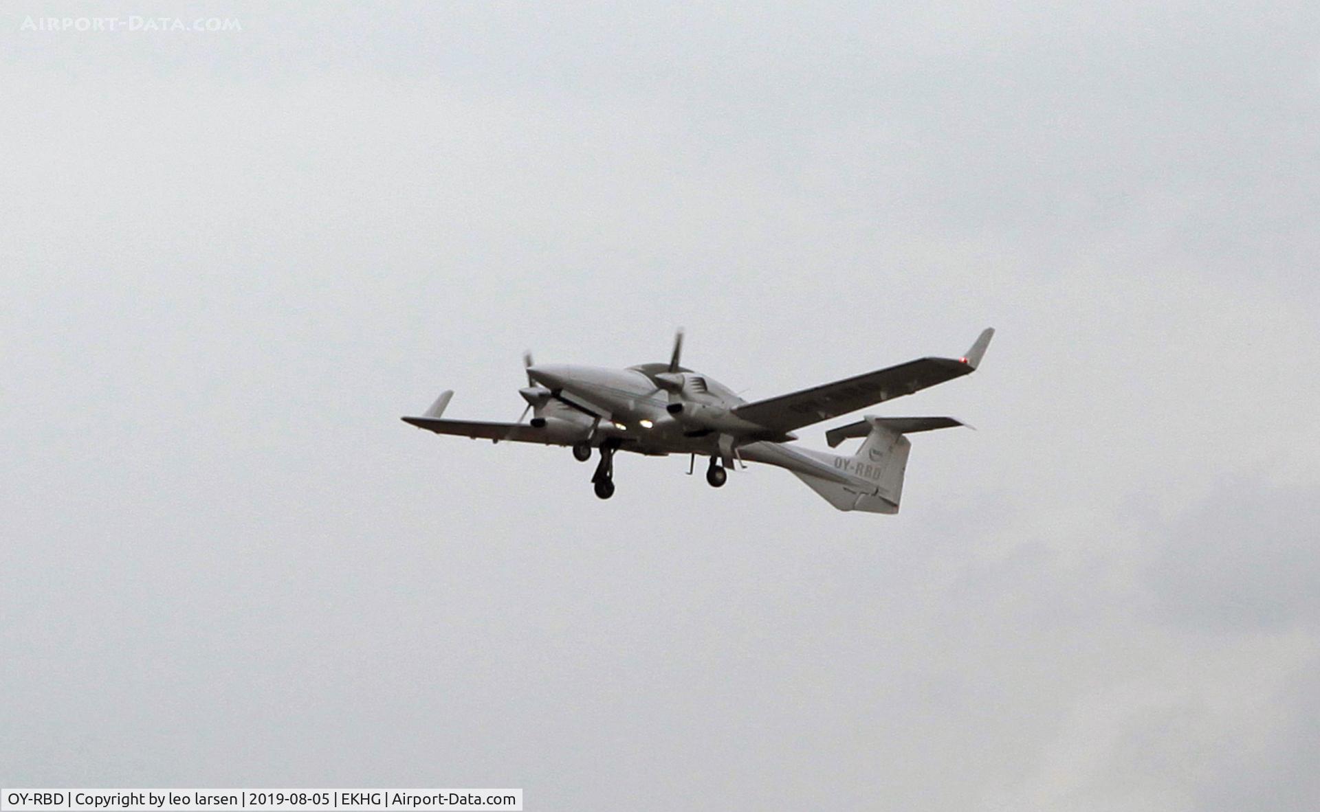 OY-RBD, 2006 Diamond DA-42 Twin Star C/N 42.172, Herning 5.8.2019