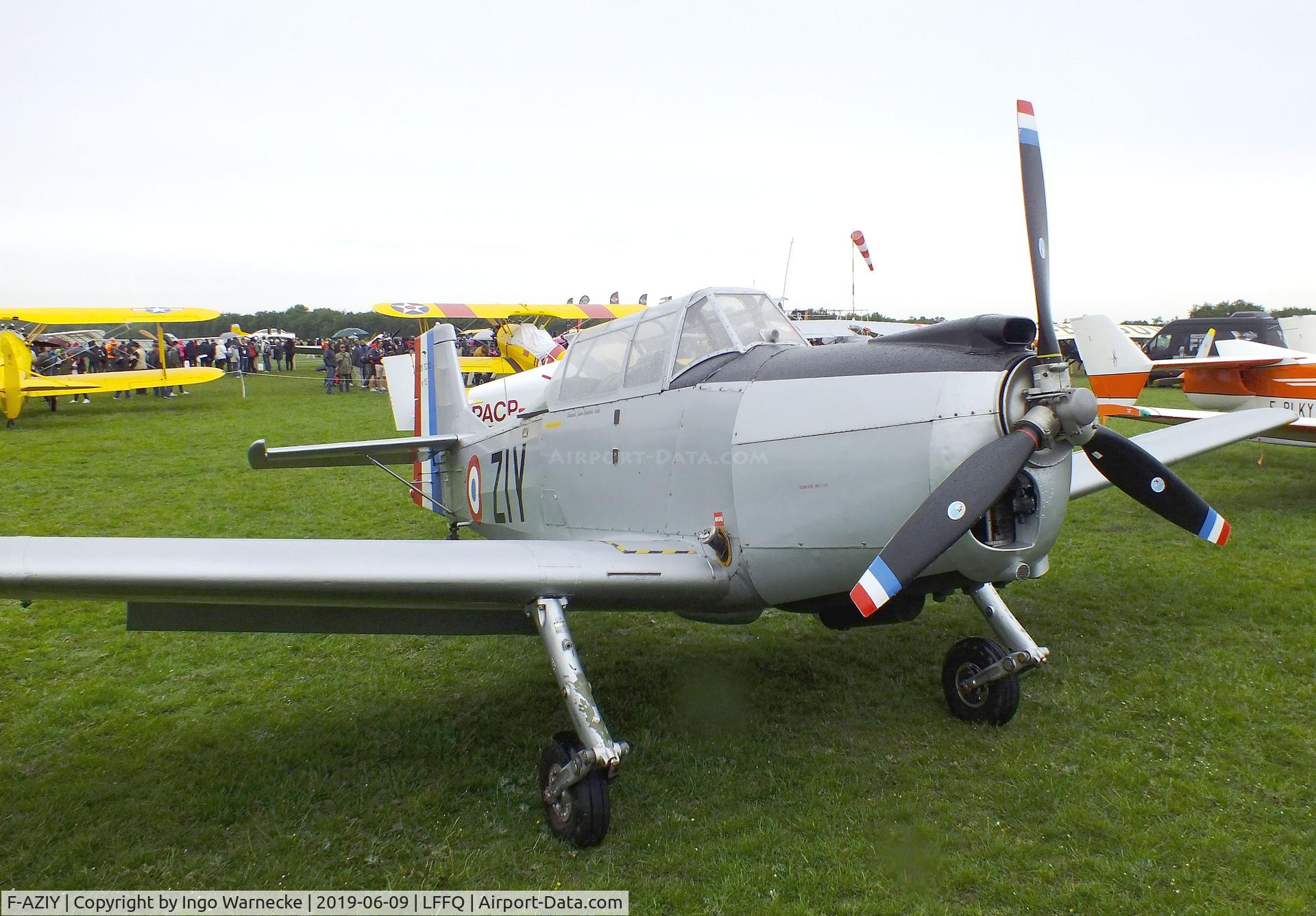 F-AZIY, Nord 3202 Master C/N 15, Nord N.3202 at the Meeting Aerien 2019, La-Ferte-Alais