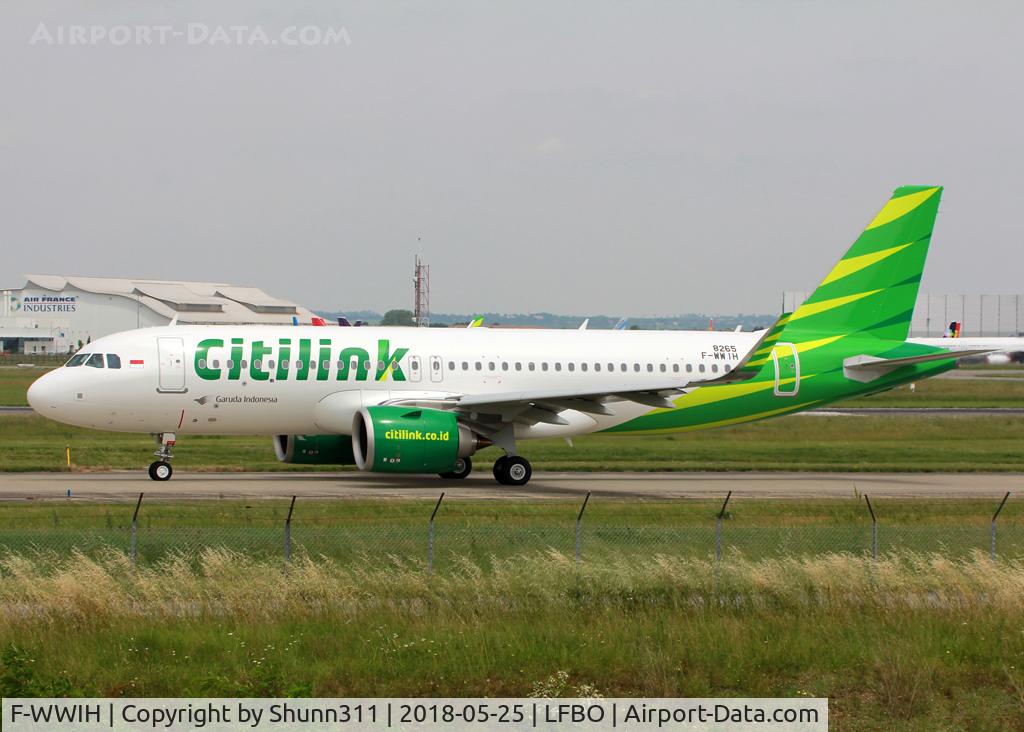 F-WWIH, 2018 Airbus A320-251N C/N 8265, C/n 8265 - To be PK-GTG