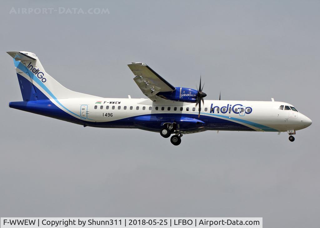 F-WWEW, 2018 ATR 72-600 C/N 1500, C/n 1500 - To be ZK-MVU