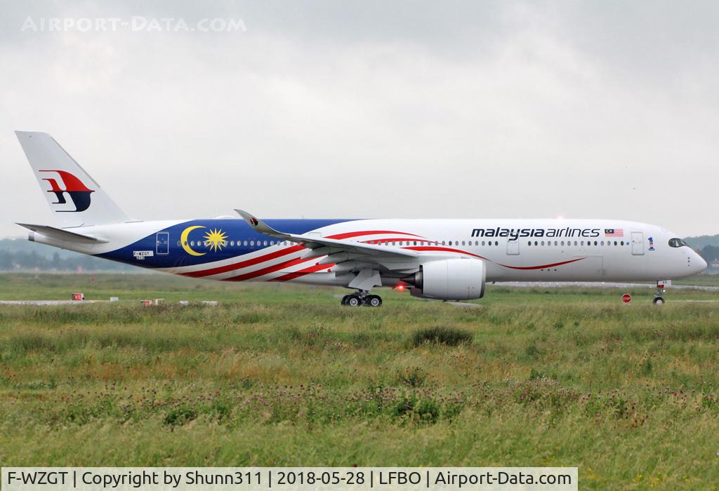 F-WZGT, 2018 Airbus A350-941 C/N 0213, C/n 0213 - To be 9M-MAG Negaraku c/s