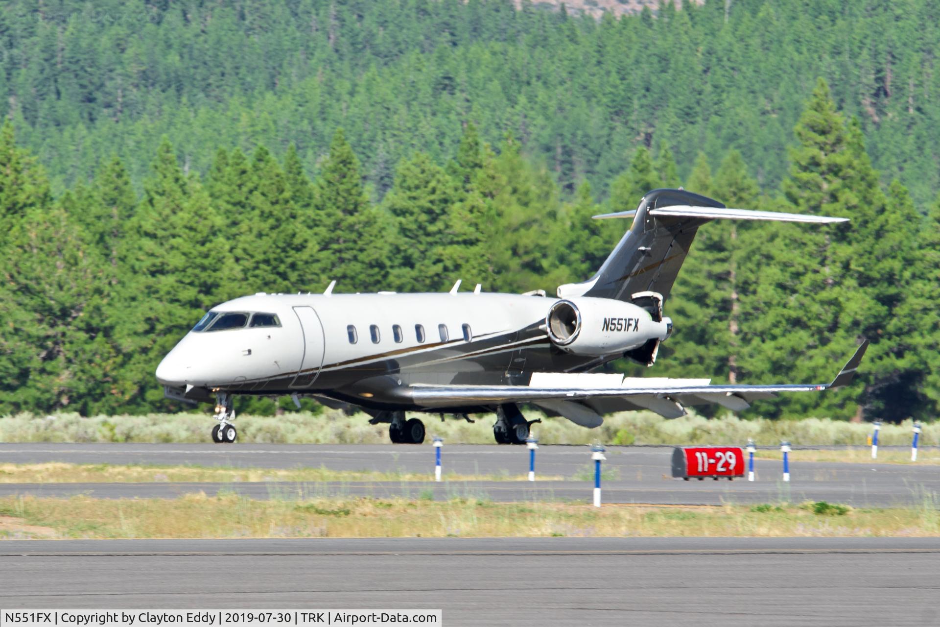 N551FX, 2009 Bombardier Challenger 300 C/N 20272, Truckee Airport California 2019.