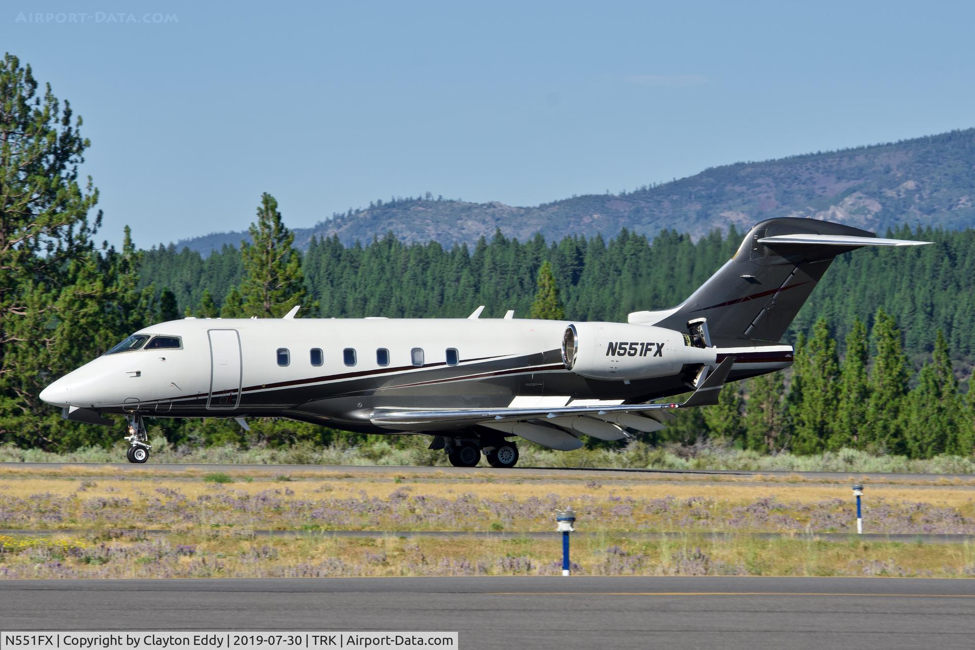N551FX, 2009 Bombardier Challenger 300 C/N 20272, Truckee Airport California 2019.
