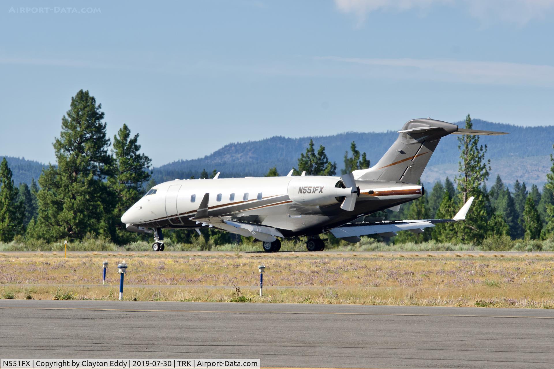 N551FX, 2009 Bombardier Challenger 300 C/N 20272, Truckee Airport California 2019.