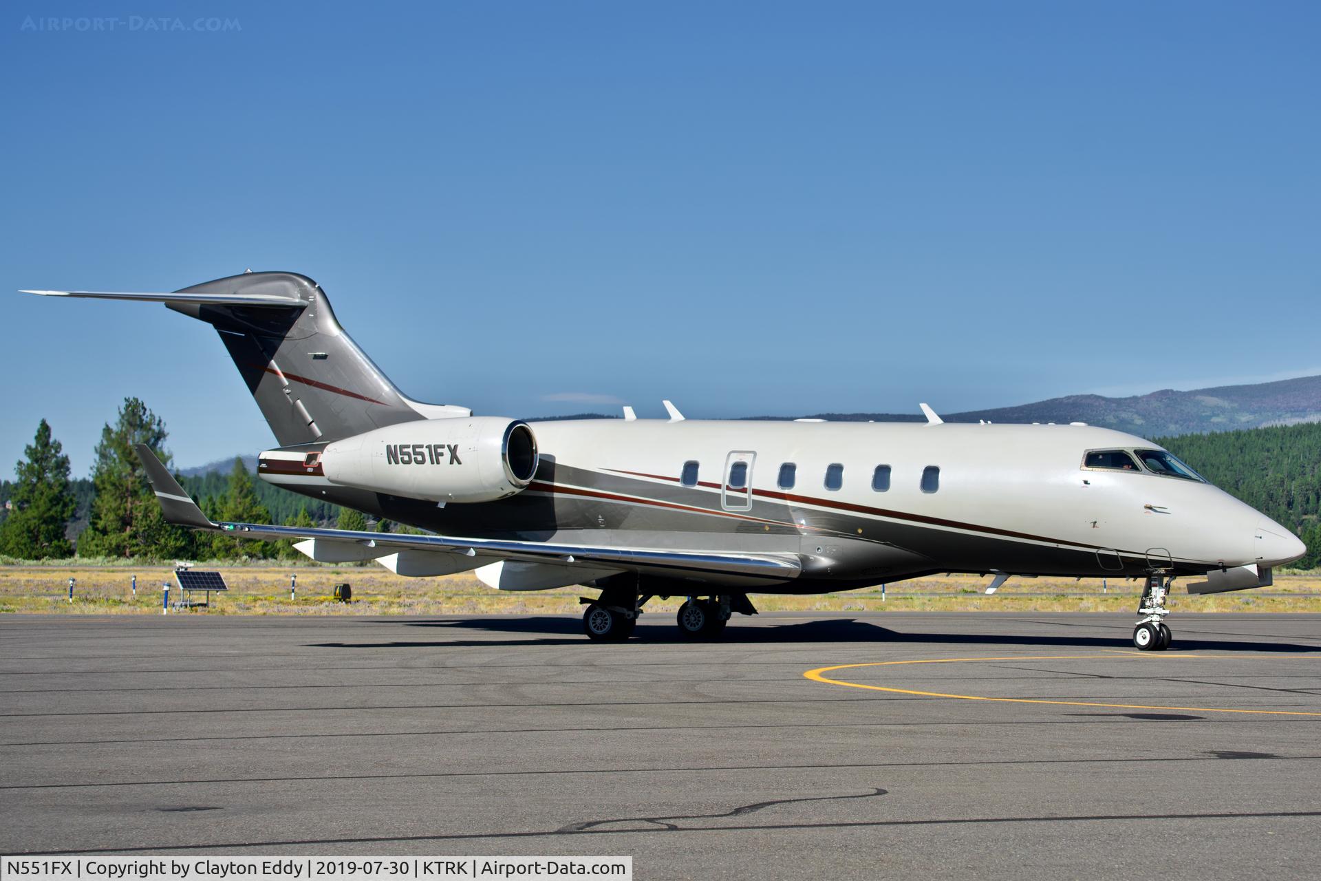 N551FX, 2009 Bombardier Challenger 300 C/N 20272, Truckee Airport California 2019.