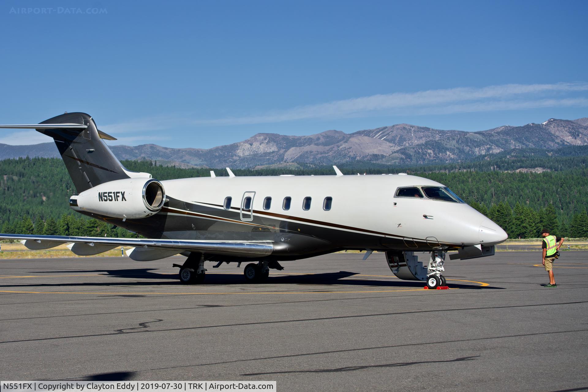 N551FX, 2009 Bombardier Challenger 300 C/N 20272, Truckee Airport California 2019.