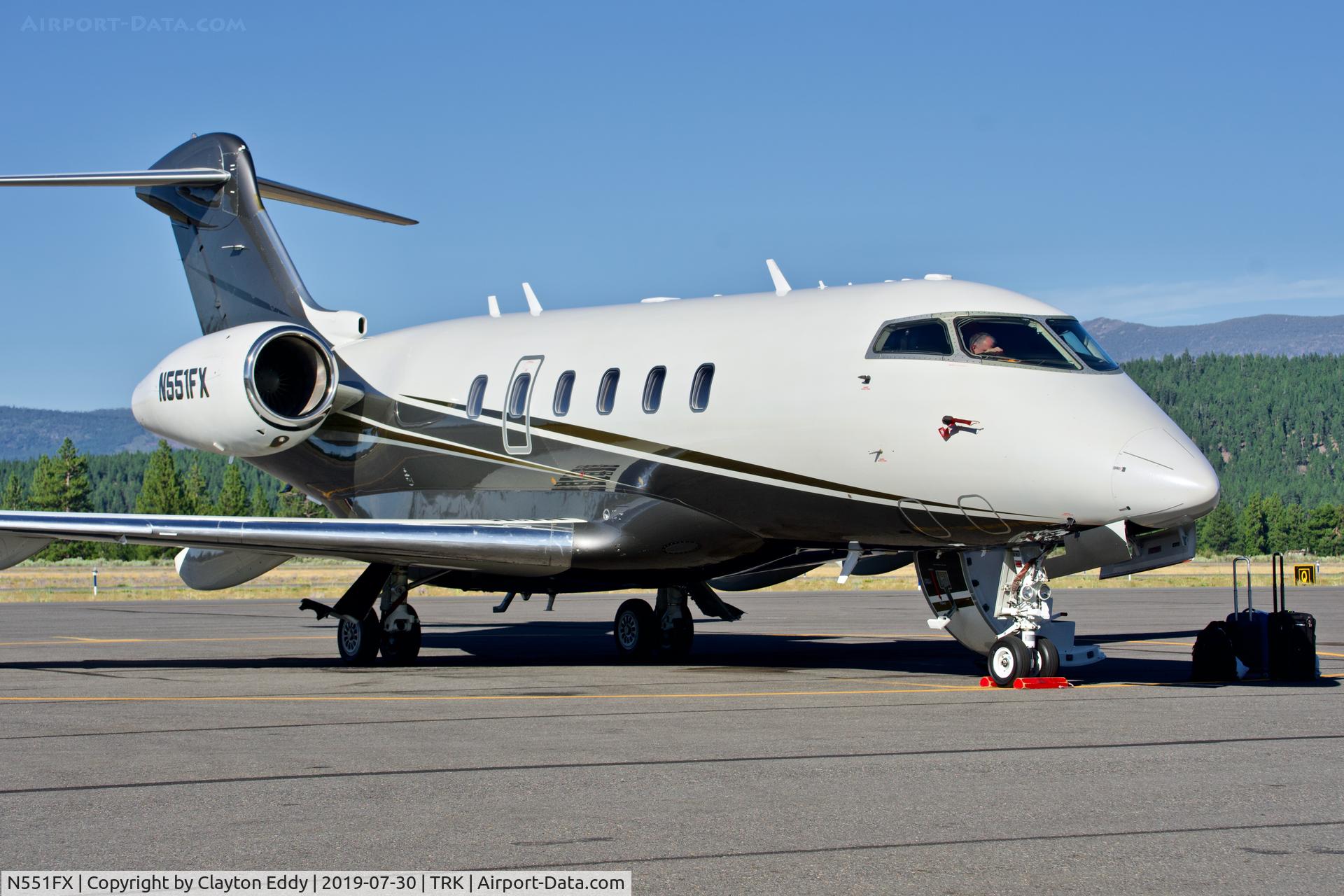 N551FX, 2009 Bombardier Challenger 300 C/N 20272, Truckee Airport California 2019.