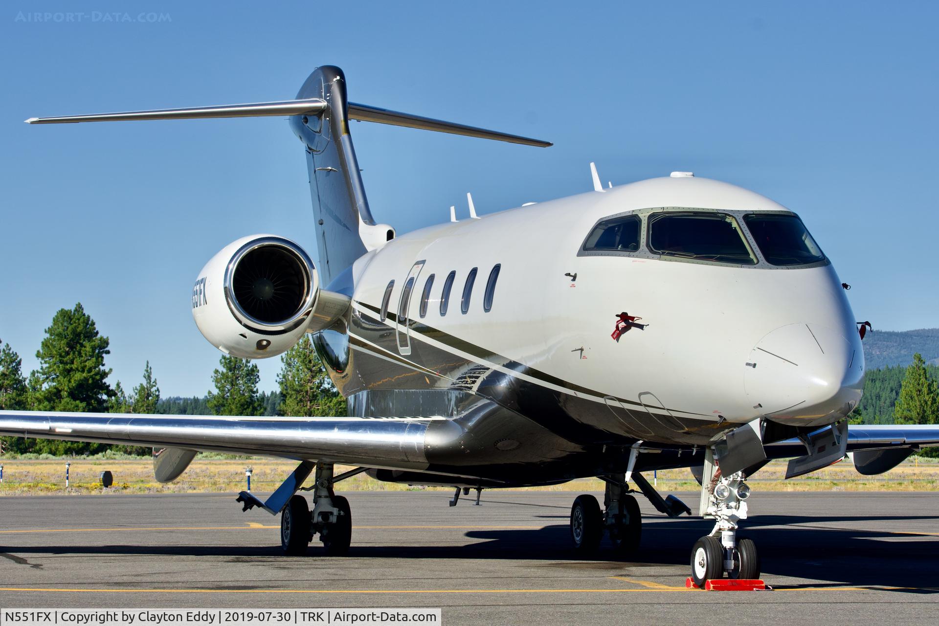 N551FX, 2009 Bombardier Challenger 300 C/N 20272, Truckee Airport California 2019.