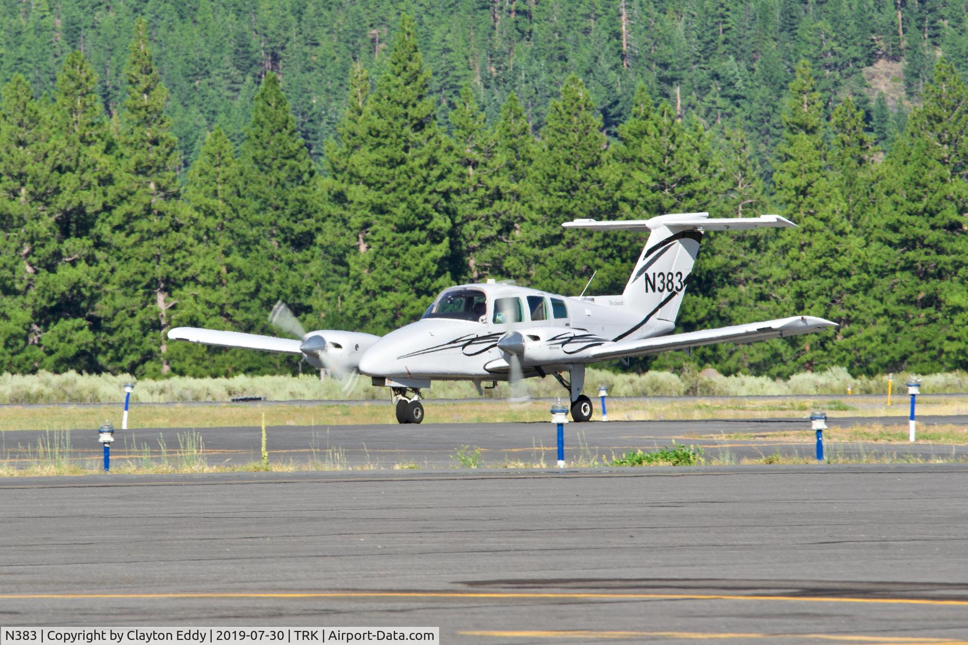 N383, 1981 Beech 76 Duchess C/N ME-388, Truckee Airport California 2019.