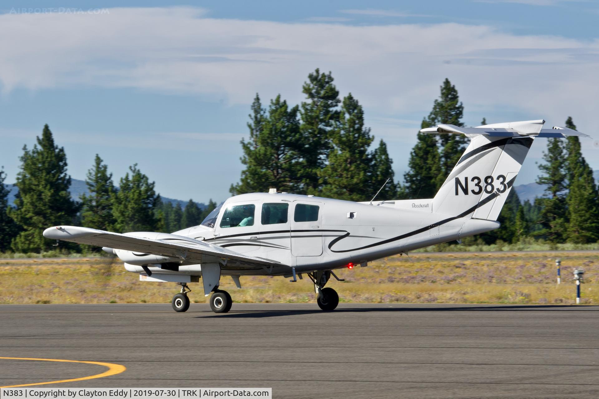 N383, 1981 Beech 76 Duchess C/N ME-388, Truckee Airport California 2019.