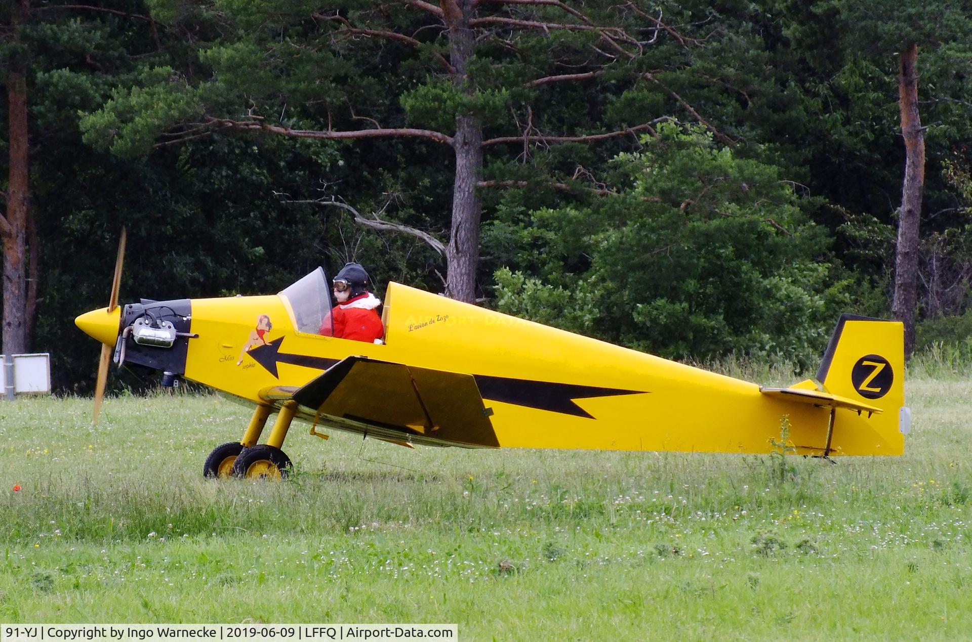 91-YJ, Jodel D-9 Bebe C/N Not found F91-YJ, Jodel D.9 Bebe at the Meeting Aerien 2019, La-Ferte-Alais