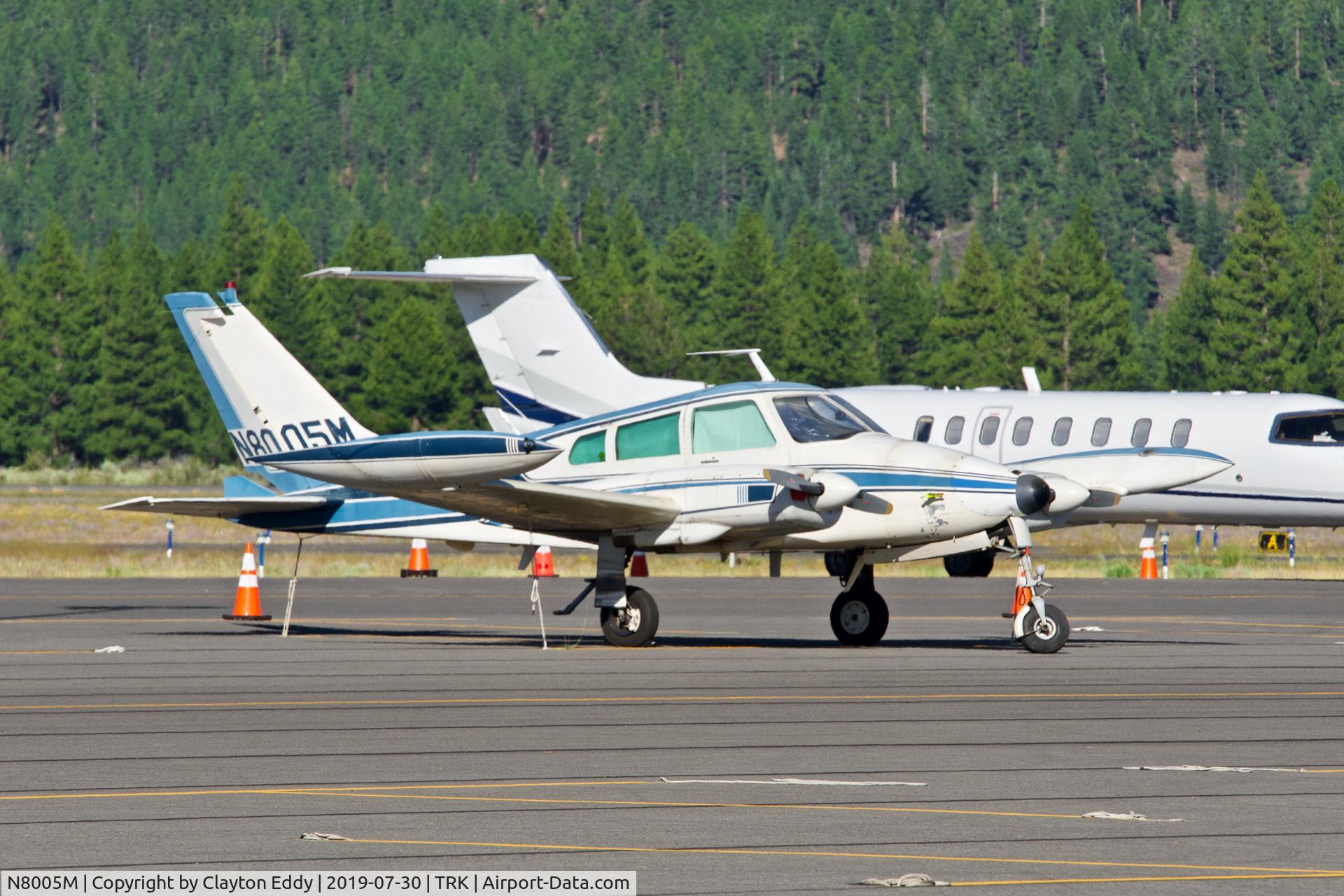 N8005M, 1964 Cessna 310I C/N 310I0005, Truckee Airport California 2019.