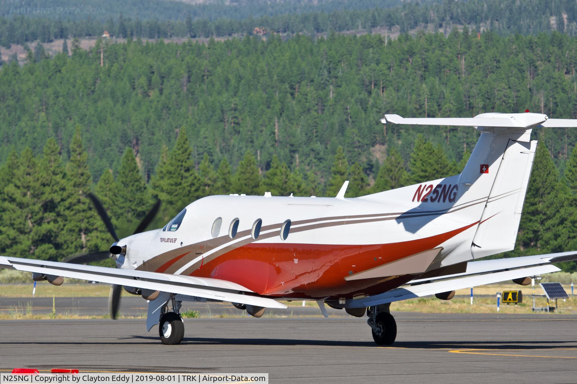 N25NG, 2013 Pilatus PC-12/47E C/N 1425, Truckee Airport California 2019.