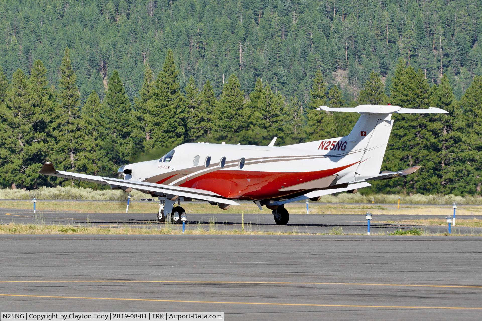 N25NG, 2013 Pilatus PC-12/47E C/N 1425, Truckee Airport California 2019.