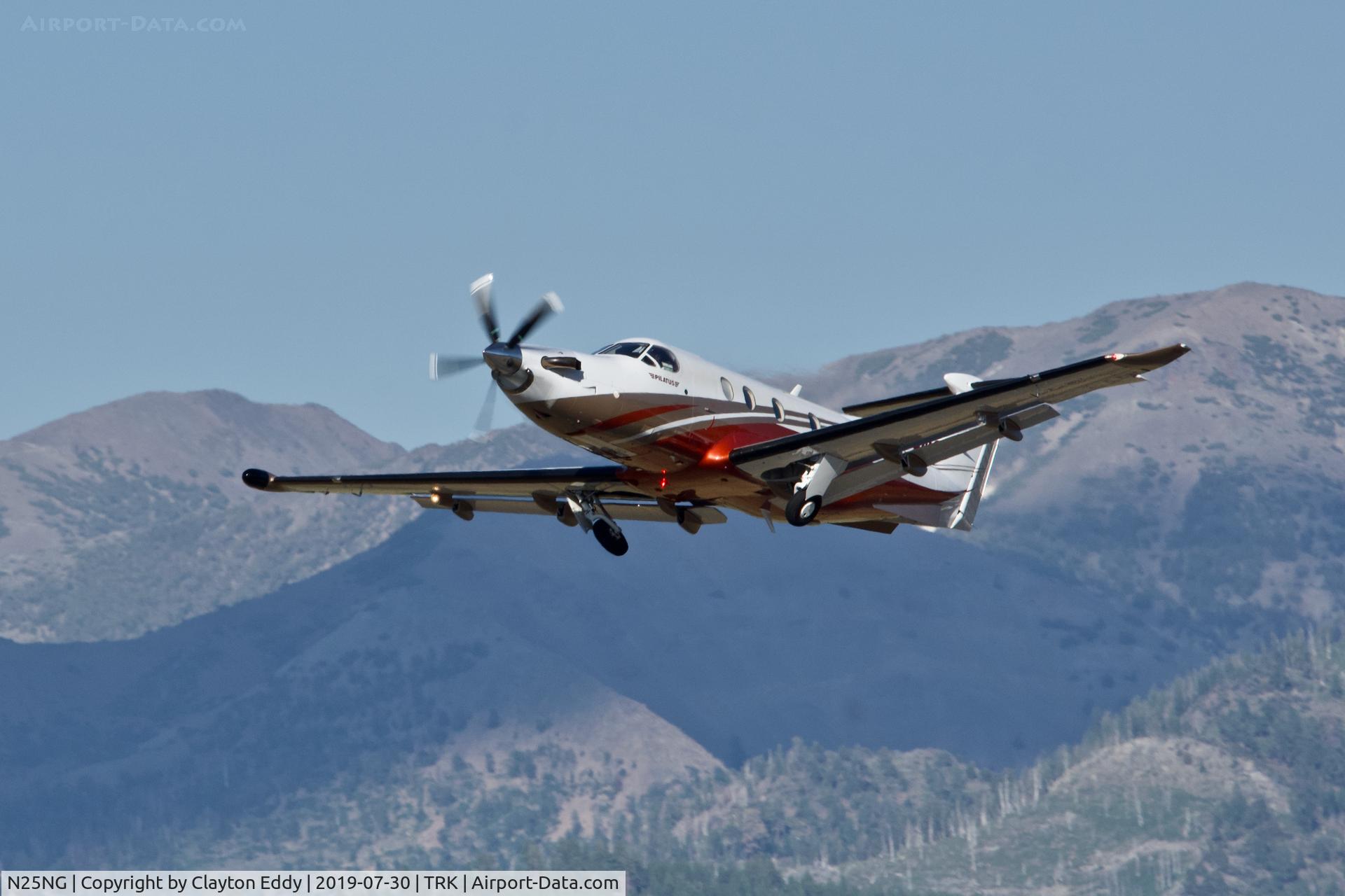 N25NG, 2013 Pilatus PC-12/47E C/N 1425, Truckee Airport California 2019.