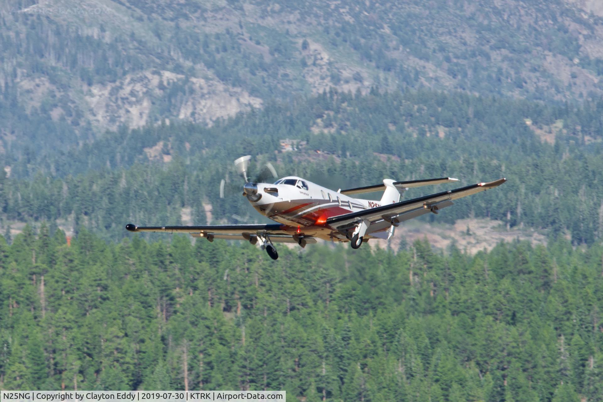 N25NG, 2013 Pilatus PC-12/47E C/N 1425, Truckee Airport California 2019.