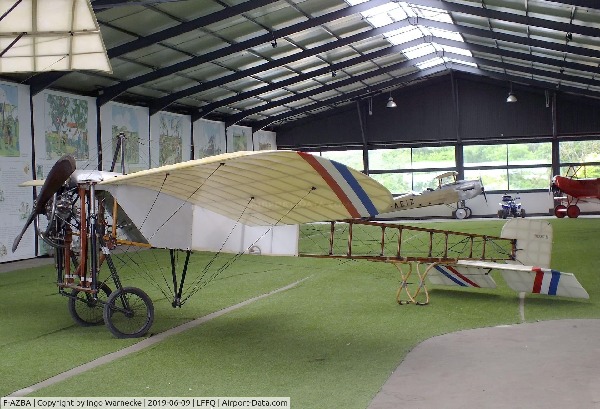 F-AZBA, Bleriot XI Replica C/N 1, Bleriot XI replica at the Meeting Aerien 2019, La-Ferte-Alais