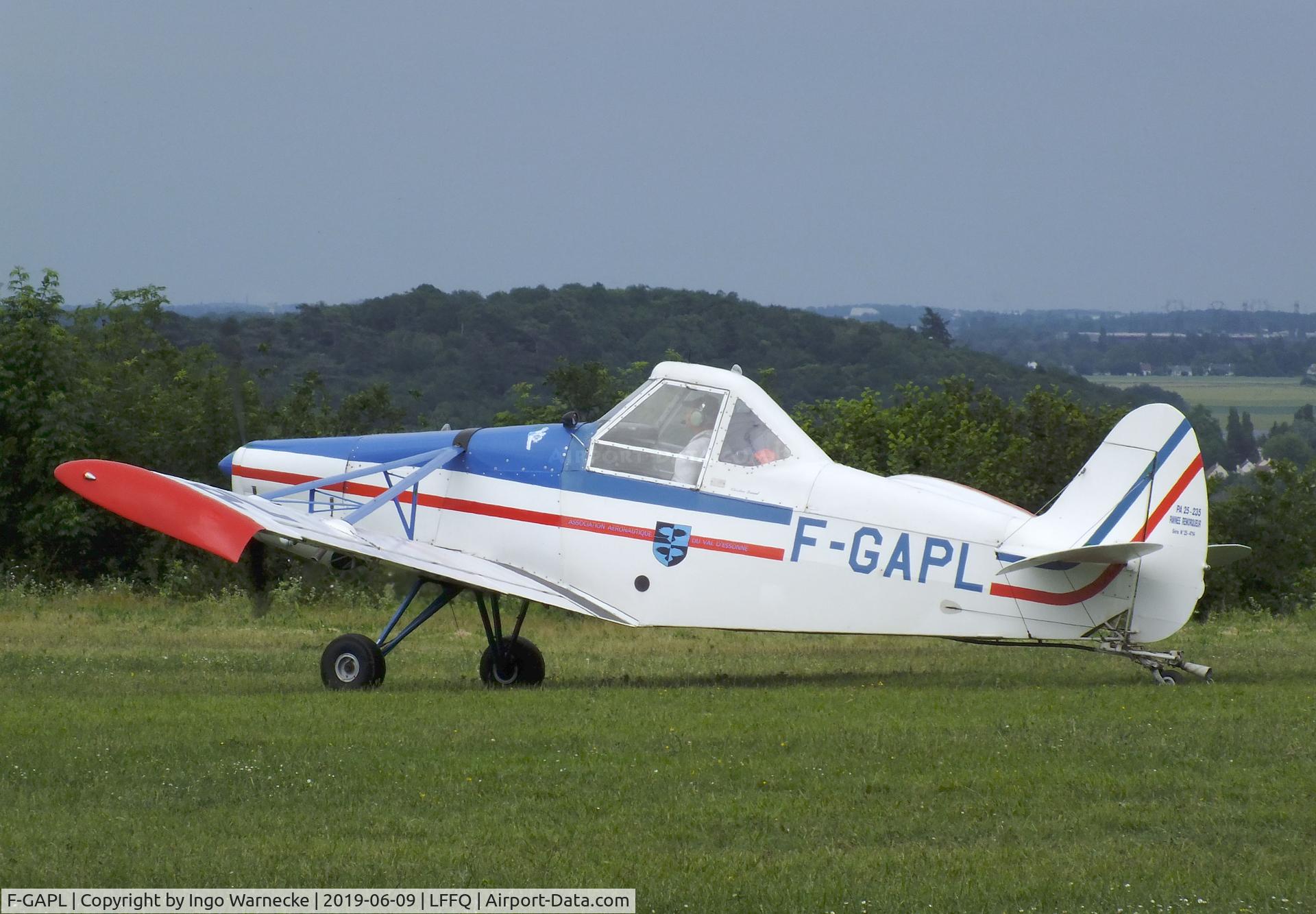 F-GAPL, 1968 Piper PA-25-235 Pawnee C/N 25-4714, Piper PA-25-235 Pawnee at the Meeting Aerien 2019, La-Ferte-Alais