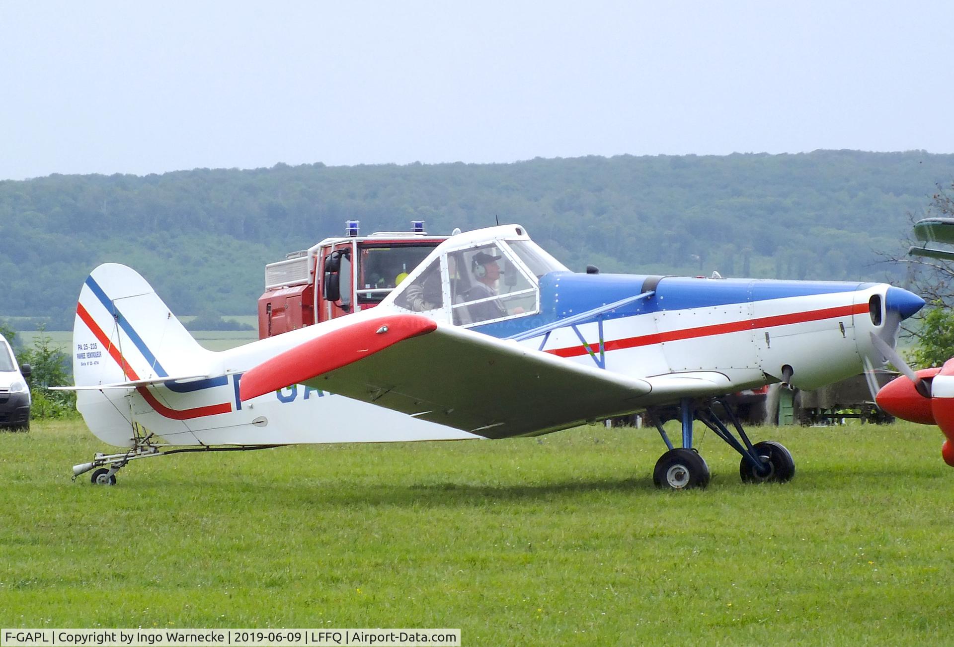 F-GAPL, 1968 Piper PA-25-235 Pawnee C/N 25-4714, Piper PA-25-235 Pawnee at the Meeting Aerien 2019, La-Ferte-Alais