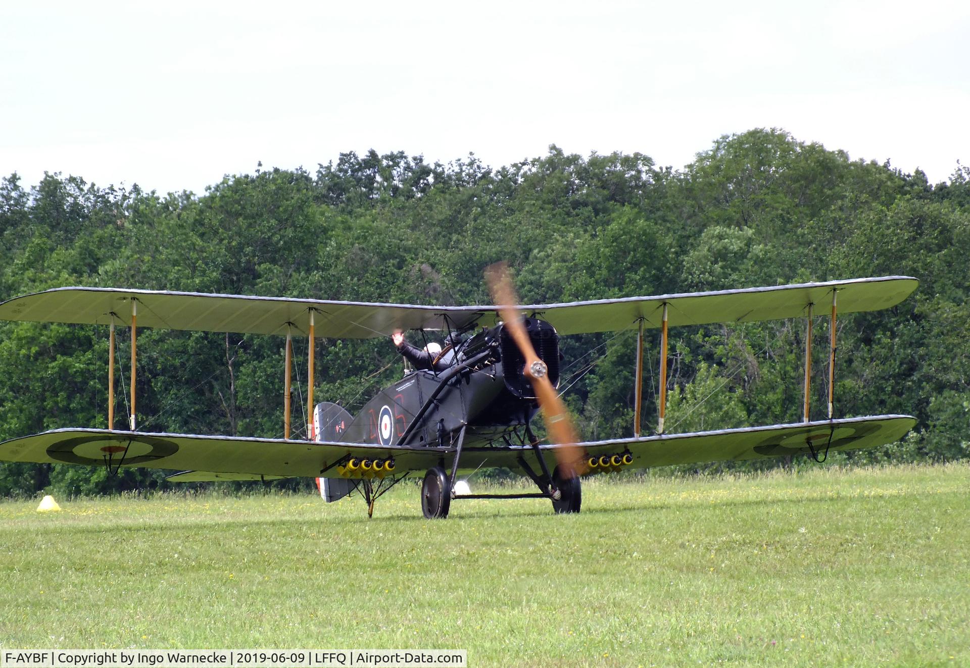 F-AYBF, Bristol F.2B Fighter C/N C794, Bristol F.2B Fighter at the Meeting Aerien 2019, La-Ferte-Alais