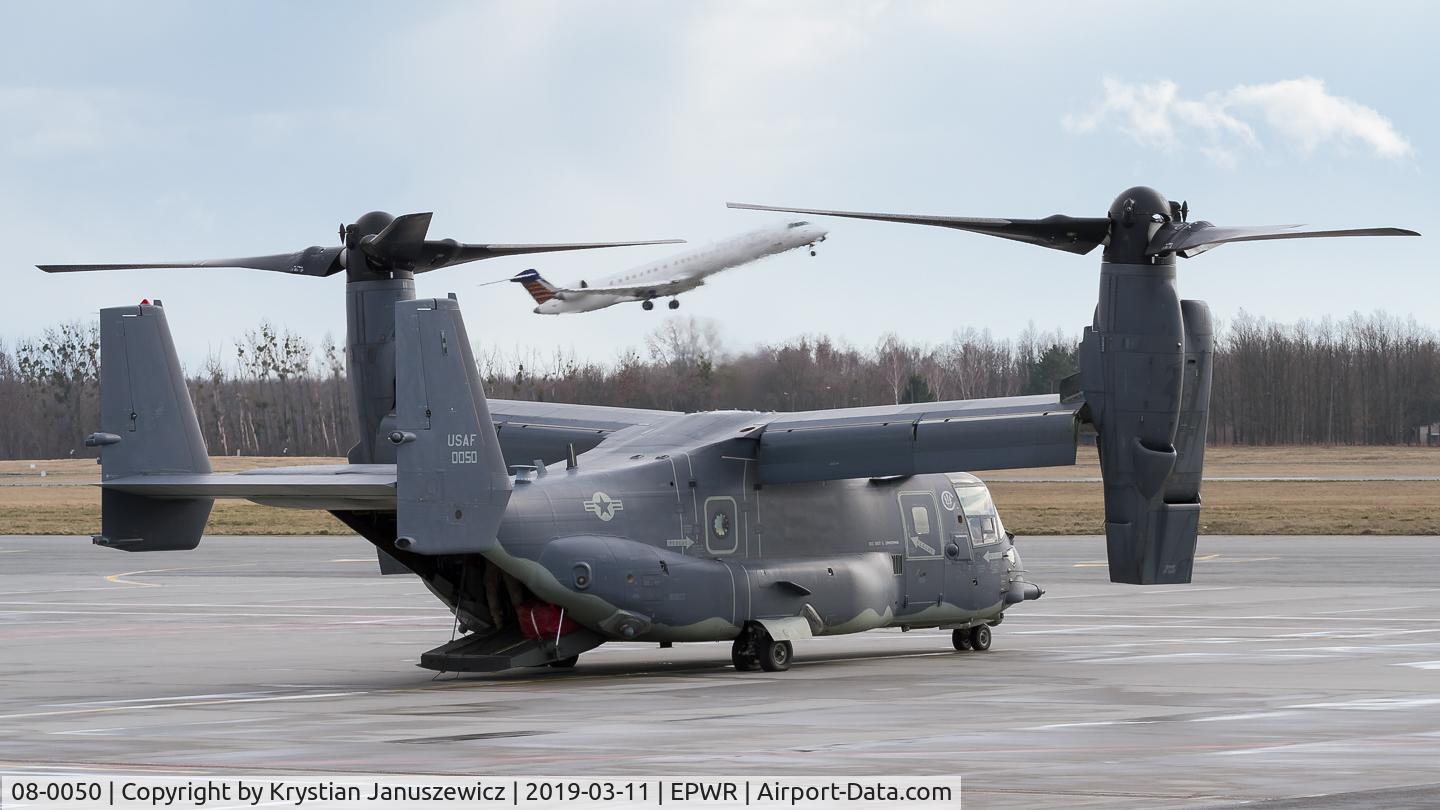 08-0050, 2008 Bell-Boeing CV-22B Osprey C/N D1038, Wroclaw Spotters